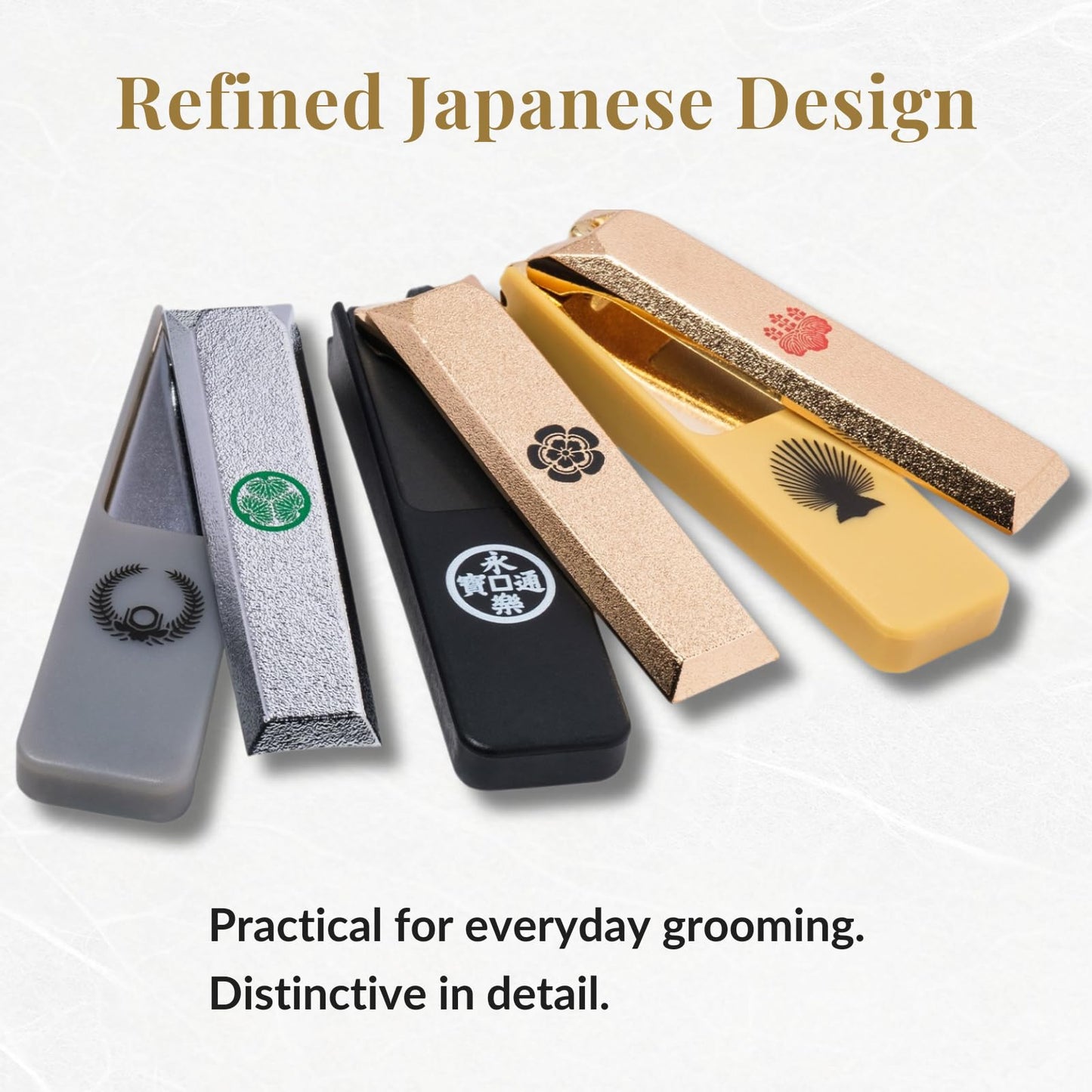 Wablade Japanese Nail Clippers, 2.8 Inch, Made in Seki Japan, Curved Carbon Steel Blade, Built-in Catcher & Nail File, Clean Controlled Trimming for Fingernails & Toenails (Black)