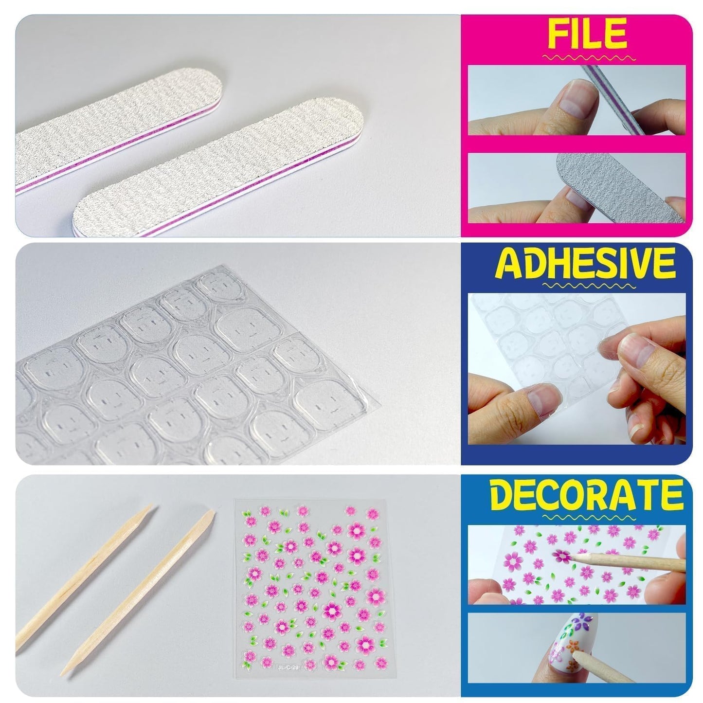 whisrvival Press On Nails 576Pcs with 12Pack Short Press On Nails Round and 12Pack Glossy Fake Nails Almond, Natural Fit, Both Lengths for Elegant And Daily nails For Women Girls
