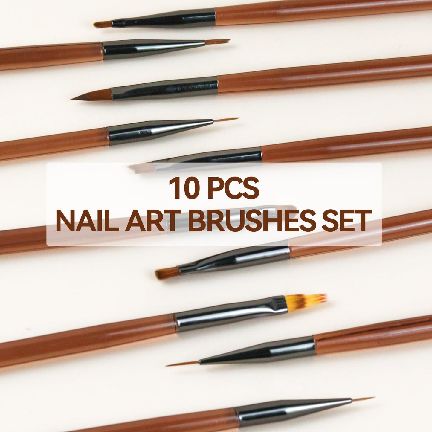 ESUOHYM Nail Art Brushes Set with Nail Stand Holder for Press On & Painting Nails,Nail Dotting Tools with Sculpture Pen,Acrylic Nail Brushes for Gel Builder Extensions French Tip,Nail Art Tools Design