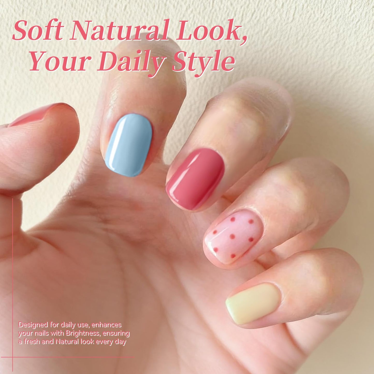 BORN PRETTY Neon Gel Nail Polish 23Pcs,Spring Summer Hot Pink Fluorescent Green Yellow Pastel Macaron Candy Sweet Colors Gel Polish Kit with Base&Glossy Matte Top Coat