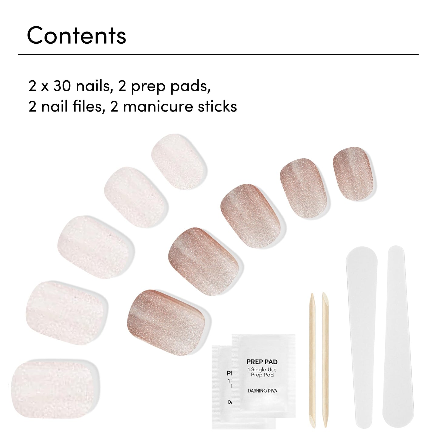 Dashing Diva Magic Press Premium Nail Bundle - Fairytale Collection - Square Shape Press On Nails - Happily Ever After & Tiki Hut - Long Lasting Gel- Lasts Up to 7 Days - 2 Sets