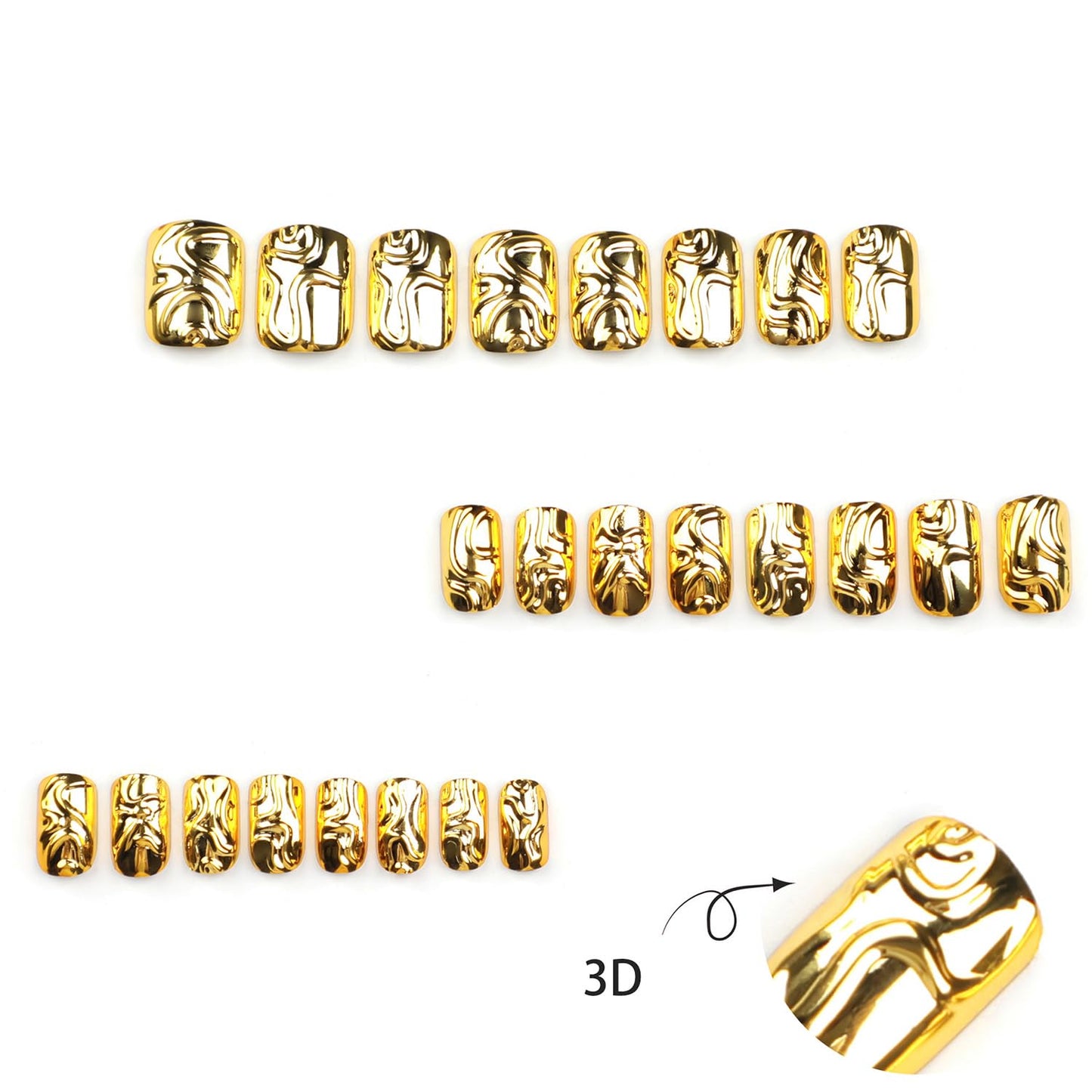 FIEONCIY Press on Nails Short Square Shaped Glossy Full Cover Square French False Nails with Designs Artificial Short Square Fake Nails with Charms Glue Stick ons Fingernails for Women Girls(JP3382)