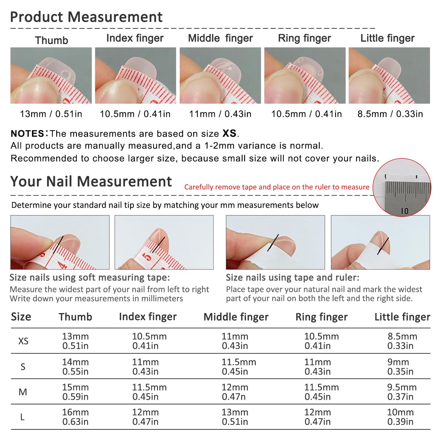 TENPAL Handmade Soft Lilac French Tips Press on Nails Medium Almond with 3D Glitter Floral & Pearl, Handmade & Reusable, Sheer Flattering False Nails for Everyday Summer Wear 10PCS(M)
