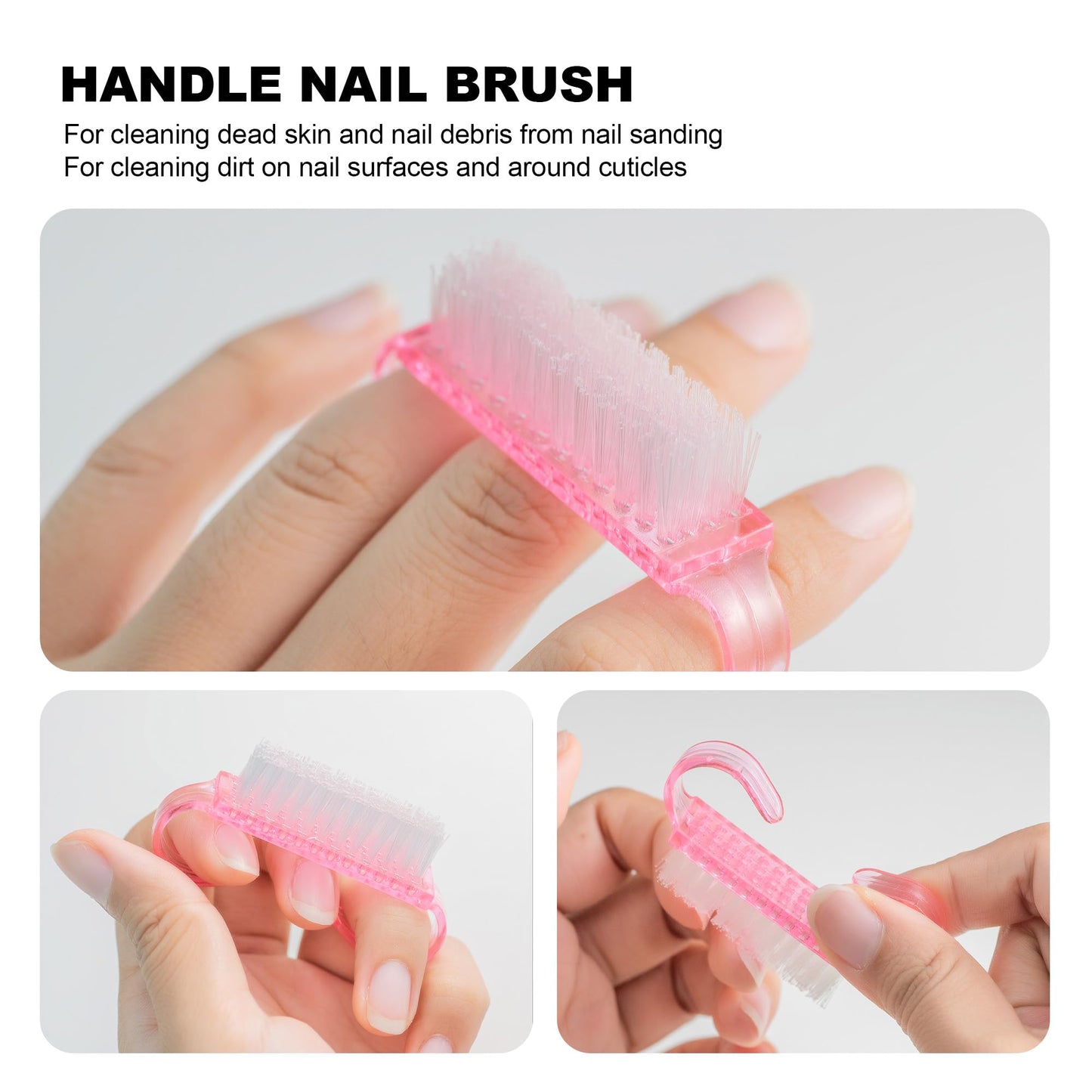 HaimiLiya Pre-treatment Cuticle Pusher, Russian Prep Nail Pushers, Dual Ended Cuticle Remover with 100/180 Grit Sandpaper Sheets, Nail Care for Manicure Pedicure Nail Art