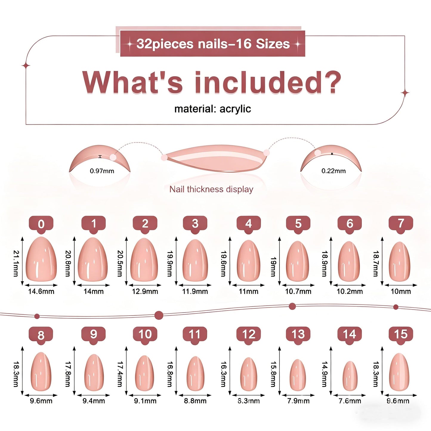Nude Leopard French Tip Press on Nails, Short Almond Soft Gel Fake Nails, Reusable 32Pcs 16 Sizes with Glue for Women Daily Office Party