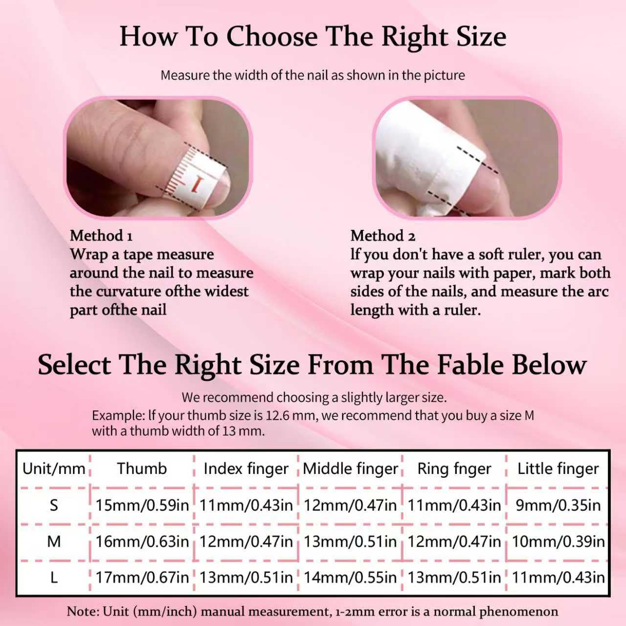 Long Press on Nails Almond Handmade Nails with Glue,French Tip False Nails Nude Pink Nail Press ons 5D Flower Art Design Muti-Layer Gel Handmade Nail Luxury False Nails for Women (Size S)
