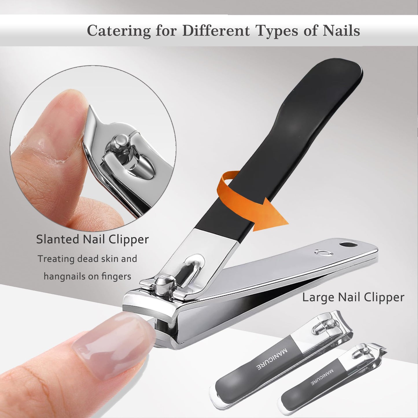 Ingrown Toenail Clipper for Men Women Nail Clipper for Senior Thick Toenail Clippers for Ingrown Nails Removal Set Nail Cutter Pedicure Knife Toe Nails Clipper Kit