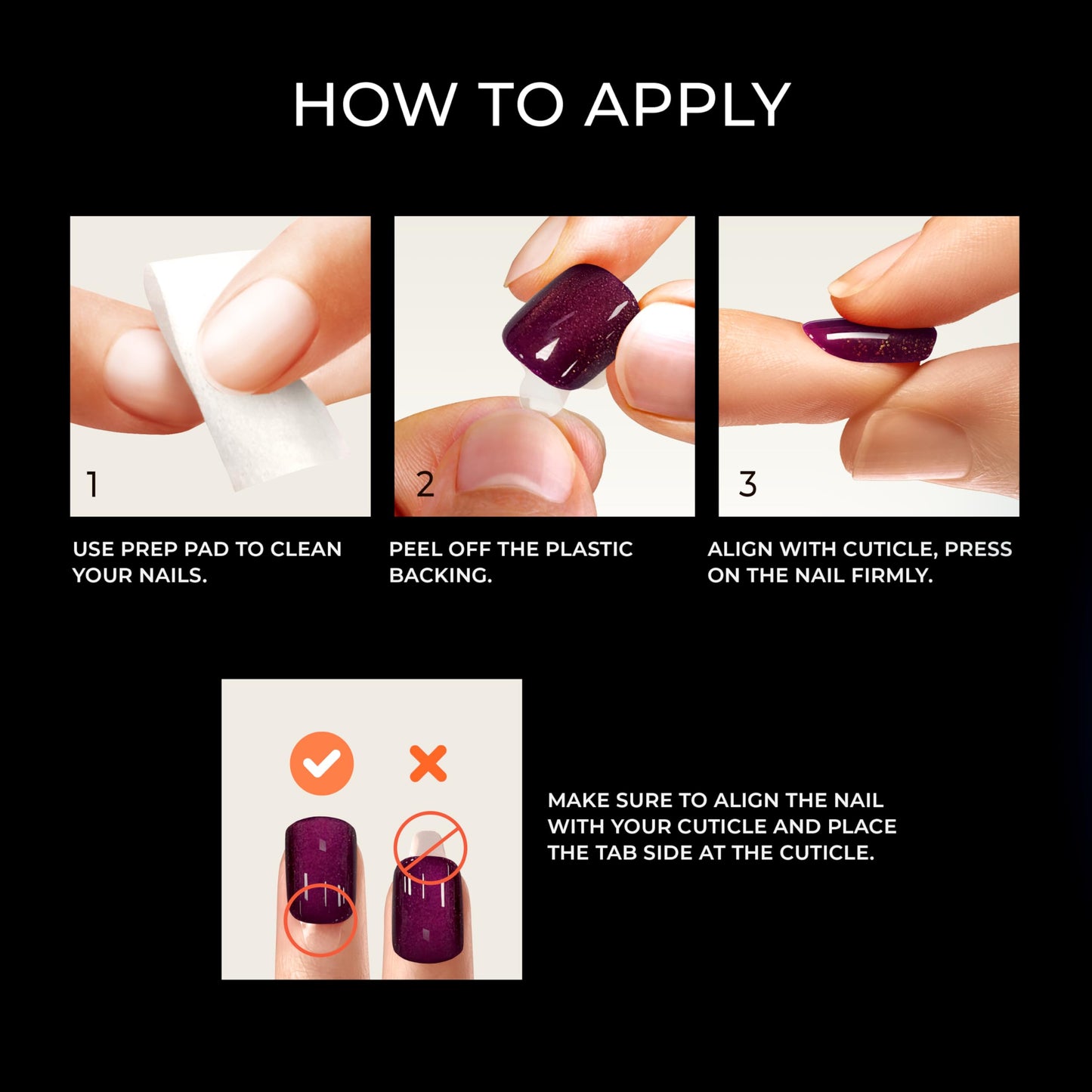 Kiss Impress No Glue Mani Press On Nails, Color FX, 'This City', Red, Short Size, Squoval Shape, Includes 30 Nails, Prep Pad, Instructions Sheet, 1 Manicure Stick, 1 Mini File