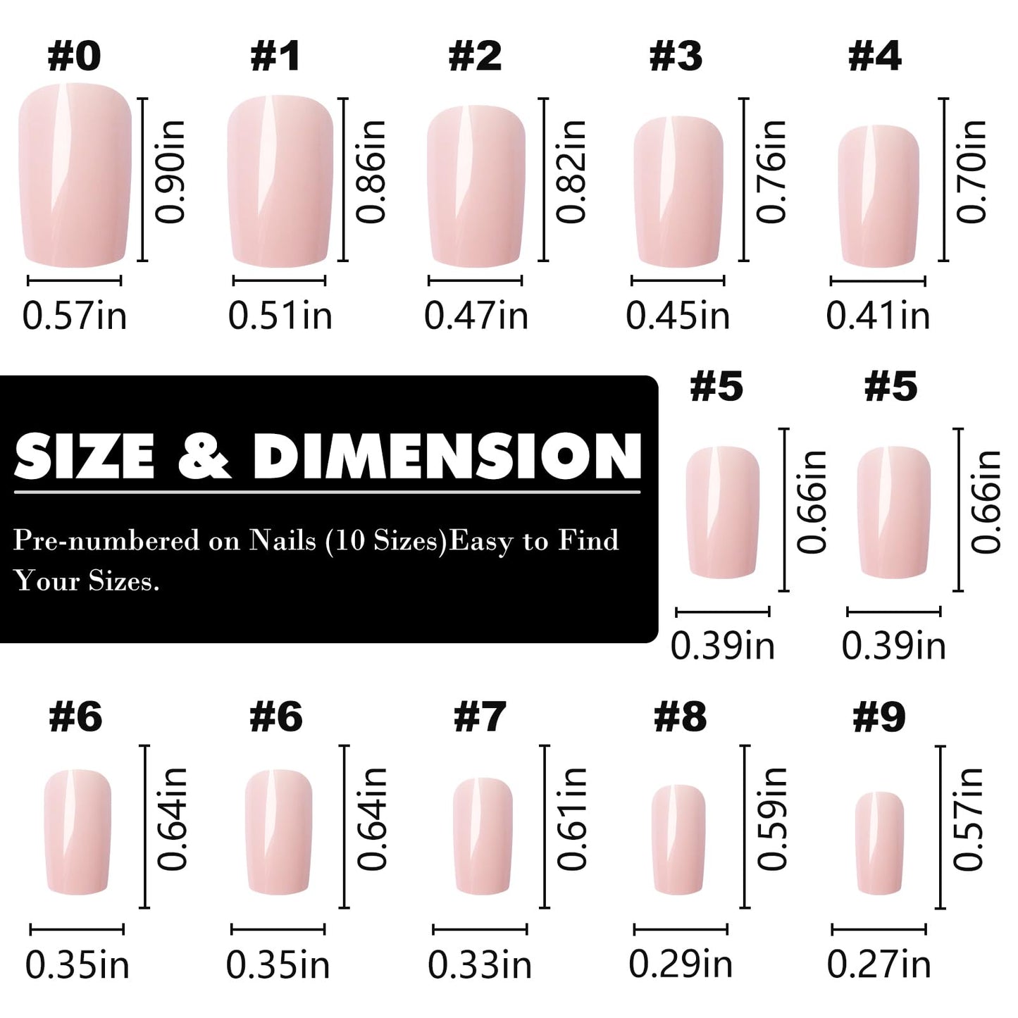LoveOurHome 240pc Nude Press on Nails Medium Square Fake Nails, Nude Glue on Nail Press ons Square Nail Tips False Nails Presson Artificial Fingernails with Adhesive Tabs for Women Girls