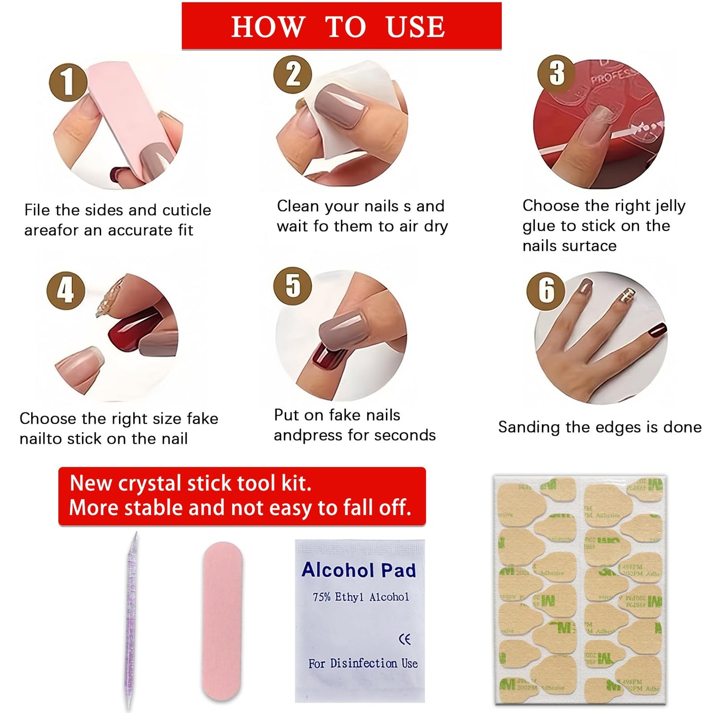 Pale Pink Chrome Press on Nails Medium Almond Fake Nails Rose Pink Electroplating Chrome False Nails Metal Mirror Acrylic Stick on for Women Girls Manicure Decoration 24Pcs