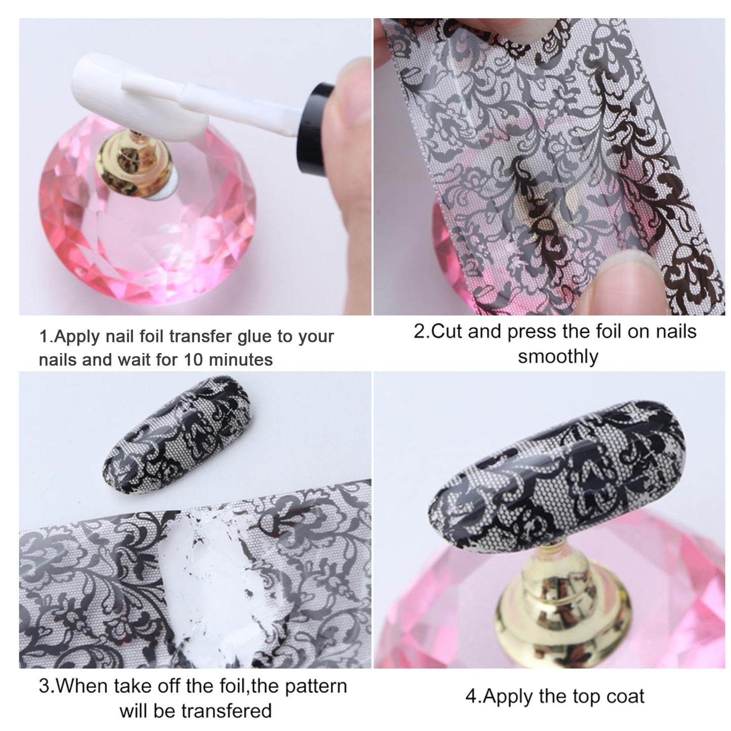 Christmas Nail Foil Transfer Nail Art 50 Sheets Winter Snowflake Stickers Xmas Tree Snowman Elk Star Nail Art Foil for Holiday Nails Art Design for Women Manicure Decoration DIY Supplies
