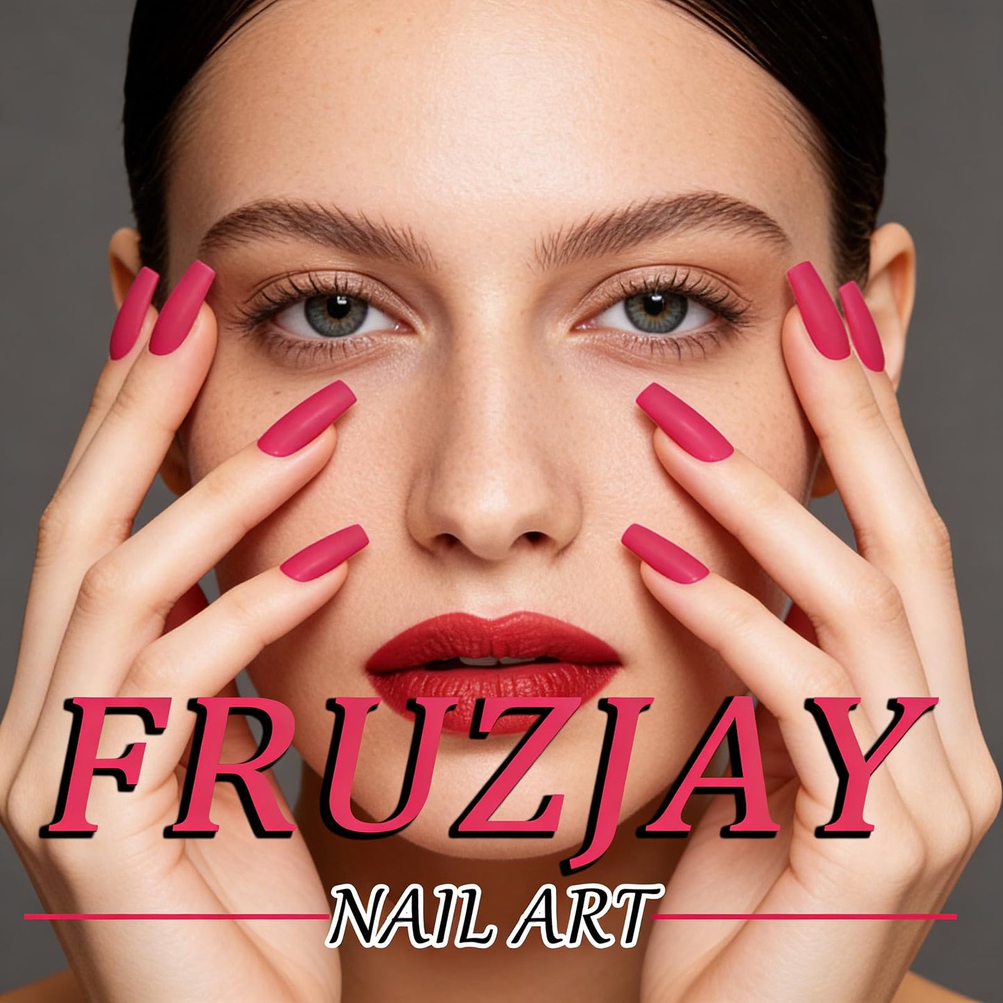 French Tip Press on Nails Short Almond Fake Nails with Flower Designs Spring Floral Full Cover Glue on Nails Polka Dot Flowers False Nails Black White Glossy Acrylic Stick on Nails for Women Manicure