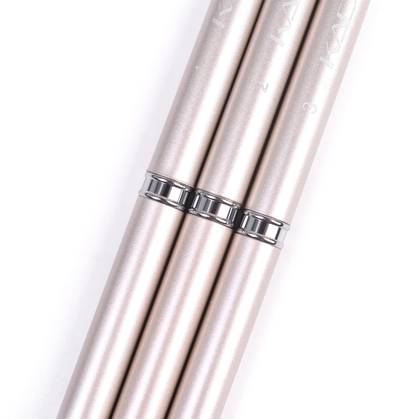 KADS Nail Art Liner Brushes Kolinsky Nail Art Brush Liner Brush UV Gel Polish Painting Nail Design Brush Metal Handle Nail Drawing Pens 8/15/20mm (8mm+15mm+20mm)