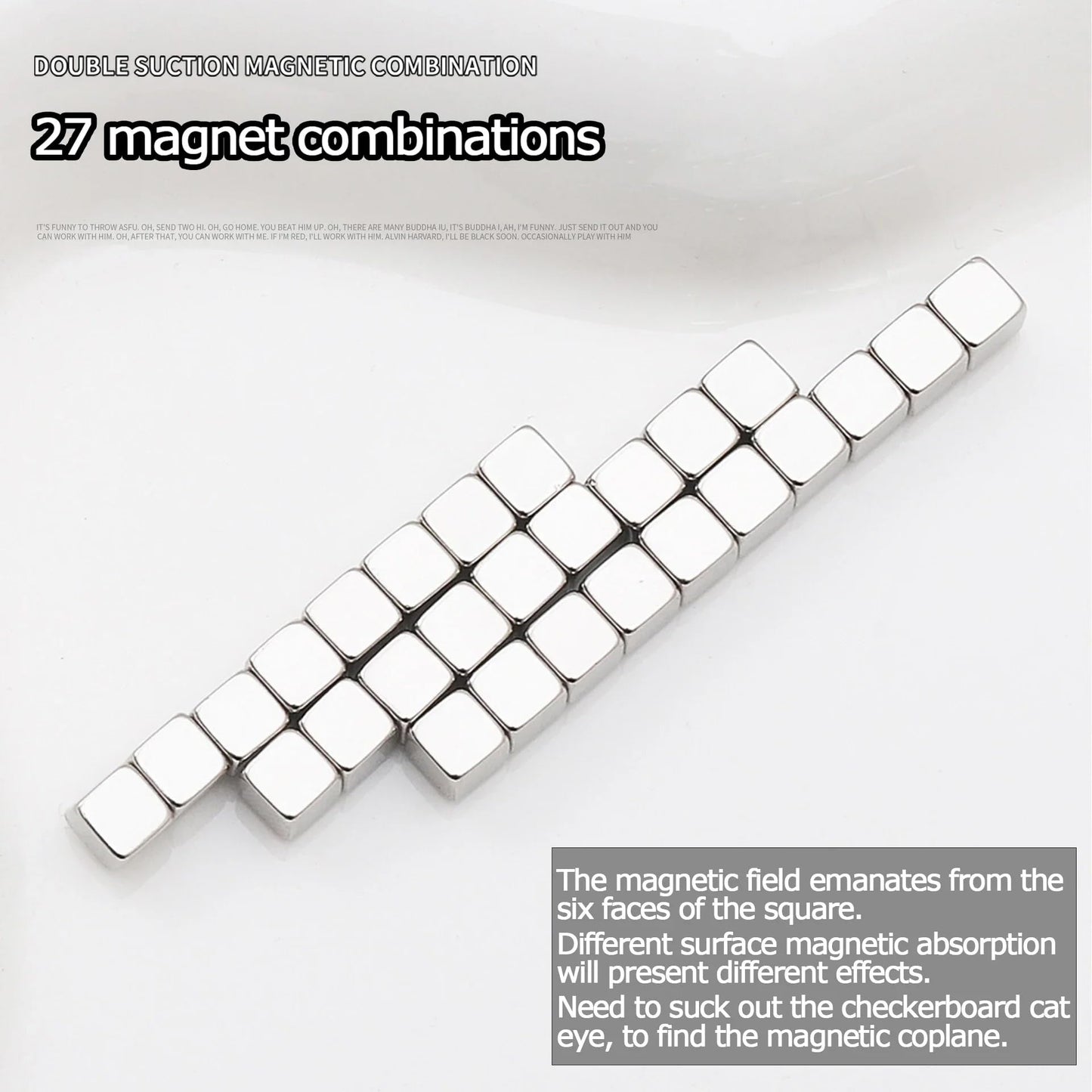 HYWWPFLAY 2Pcs/Set Cat Eye Nail Magnet Tool Square Magnet Stick Multi-Function Cat Eye Gel Nail Polish Magnetic Wand Cat Eye Nail Magnetic Magnet for Nails Salon Accessories