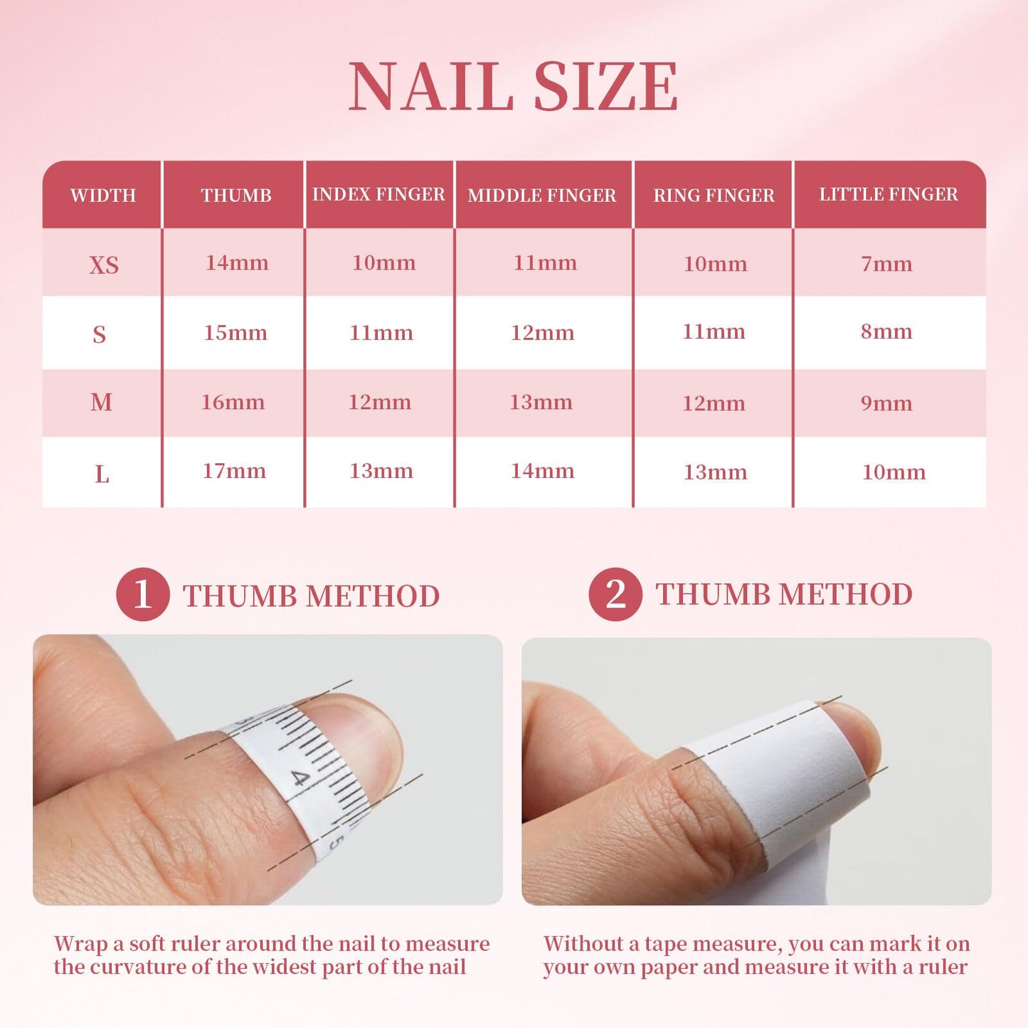 Premium Handmade Fake Nails Press On Nails Black Lace Baroque Punk with Rivets for Women Size S
