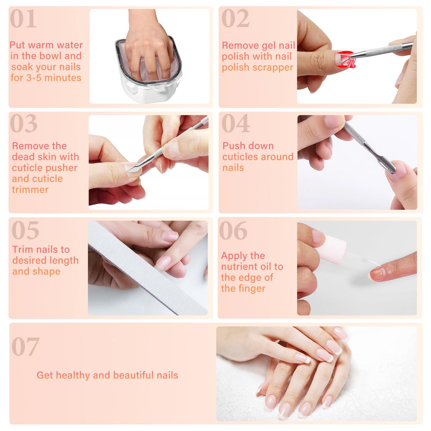 Yokilly Nail Soaking Bowl & Toe Soak off Bowl