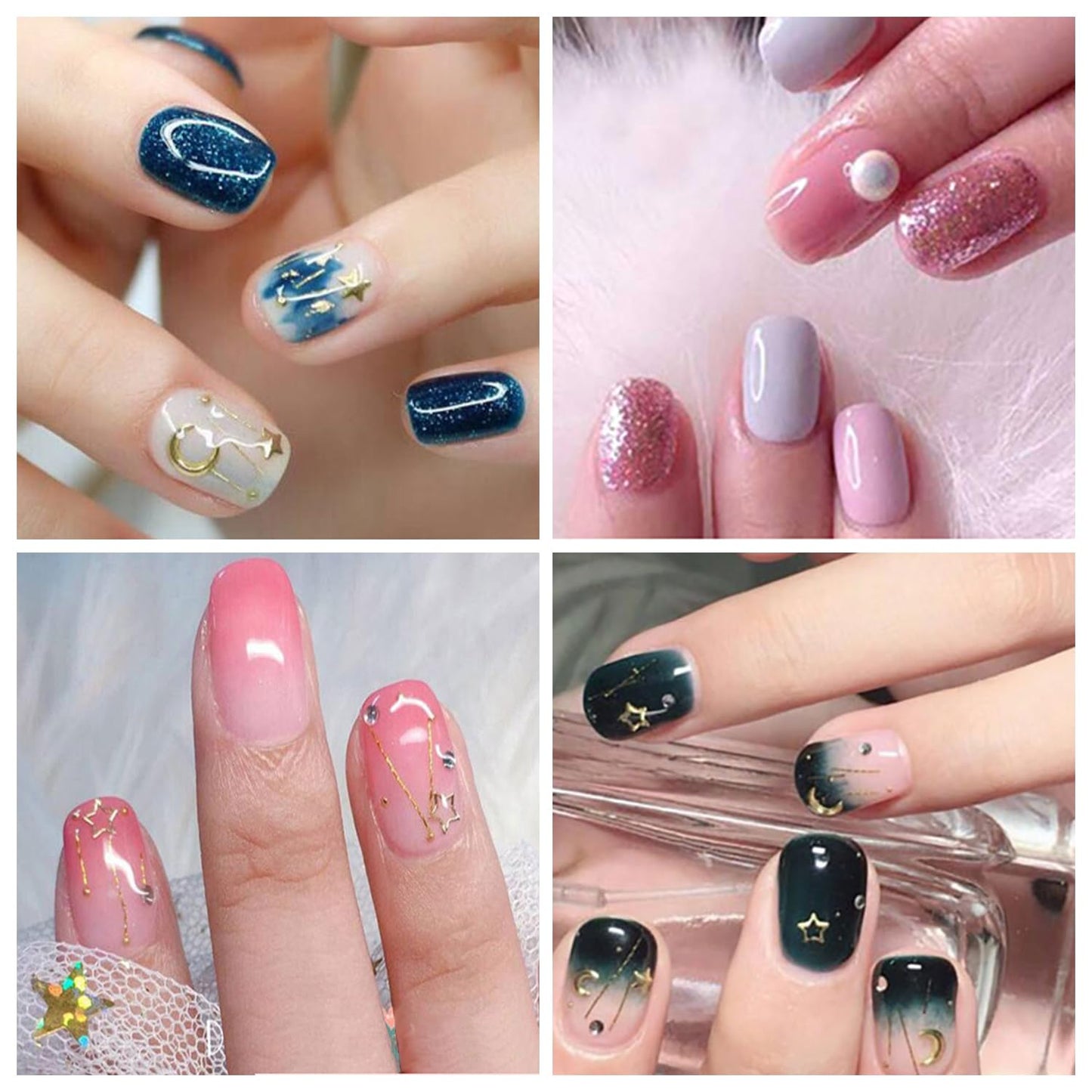 DANNEASY 420 Pieces 30 Sheets Glitter Nail Wraps with Nail File Nail Polish Strips Self Adhesive Nail Polish Stickers Nail Strips for Women Girl Salon Nail Art Accessories