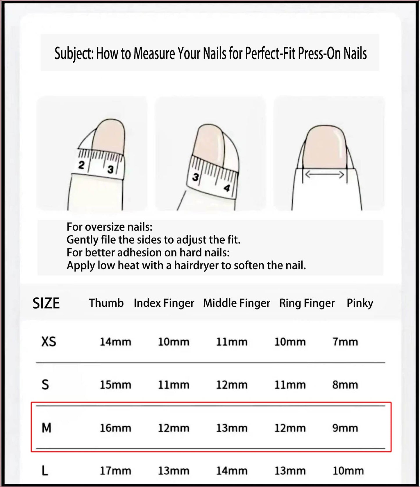 Threelegscat Handmade Press on Nails Long Almond Shape Fake Nails Stiletto Nail With Design for Women and Girls 10pcs Size M Pattern St1158