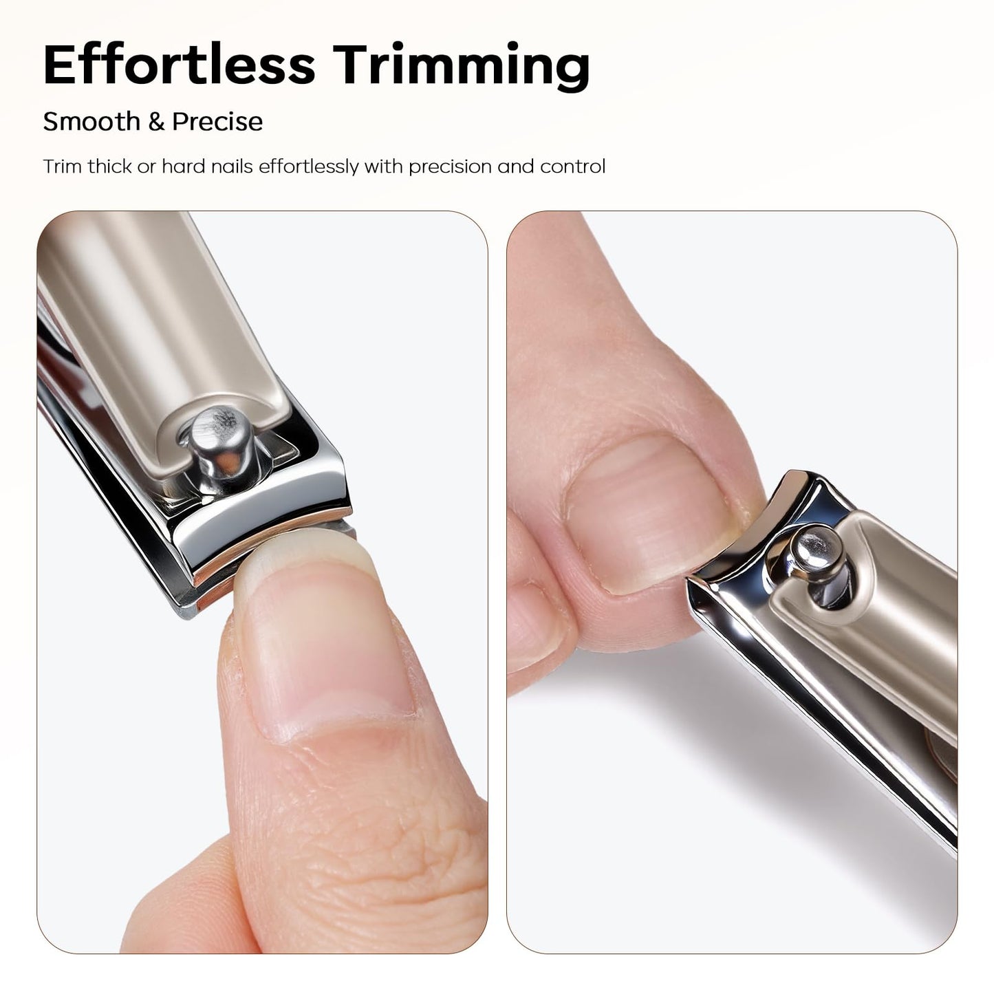 FAMILIFE Nail Care Kit 9-in-1 Professional - Carbon Steel Cuticle Scissors, Fingernail & Toenail Clippers for Nails, Manicure Set Travel Grooming Kit with Case (Brown)