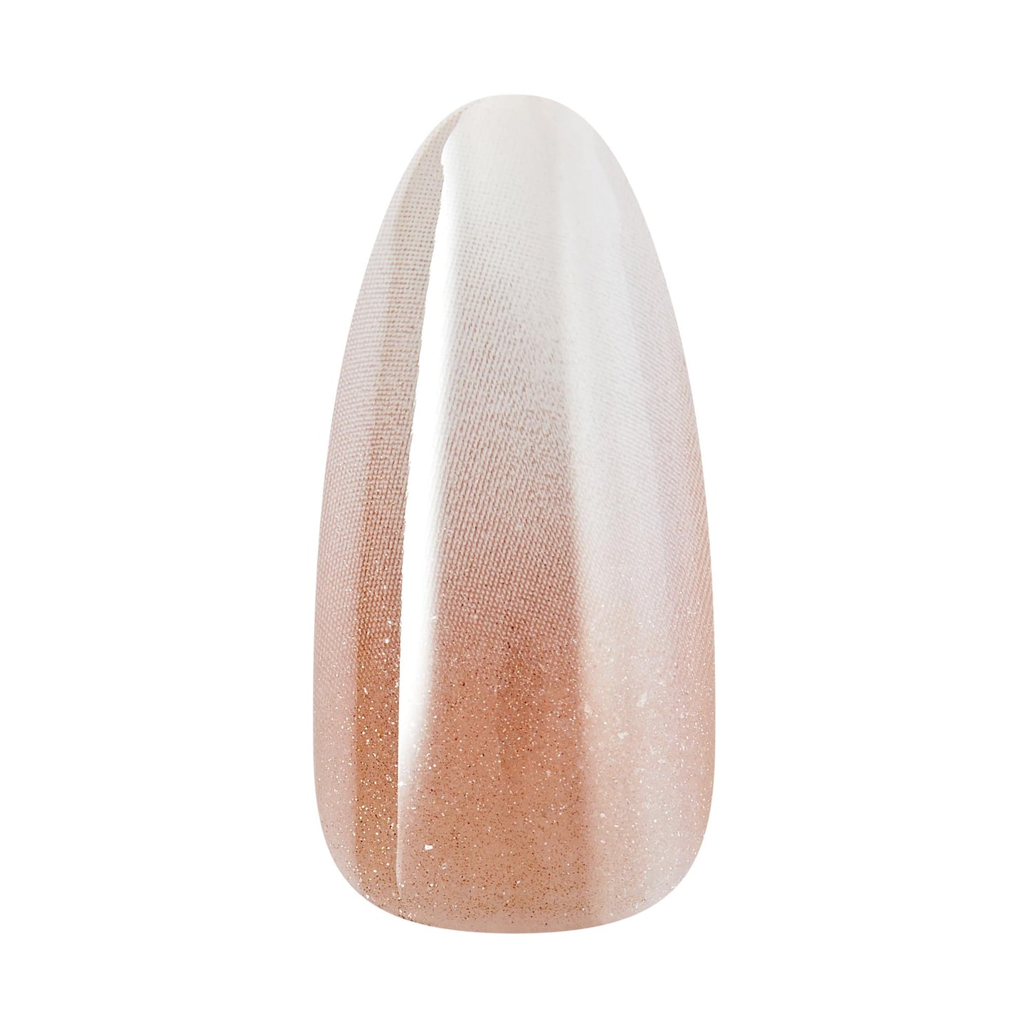 Kiss Glam, Press On Nails, Nail glue included, 'Day n Night', Beige, Long Size, Almond Shape, Includes 32 Nails, 2g Glue, 1 Manicure Stick, 1 Mini File (Pack of 2)