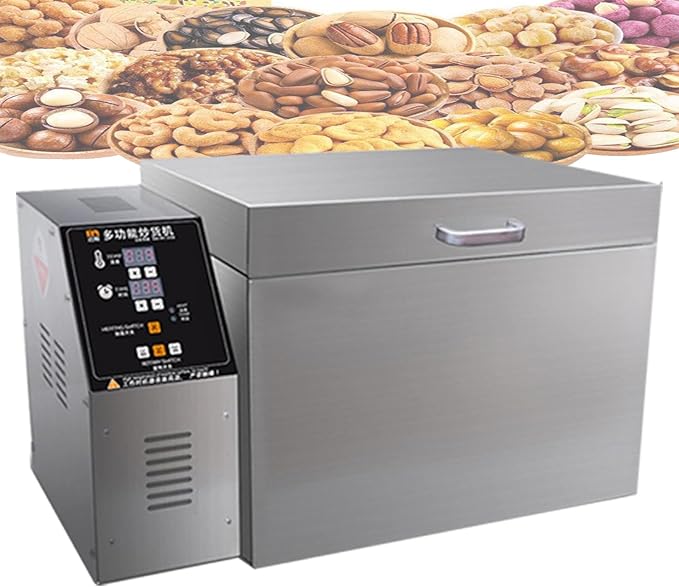 Commercial Chestnut Roasting Machine, Coffee Roaster Machine Industrial Commercial, Coffee Bean Roaster, Electric Nut Roaster, Uniform Roasting Type5