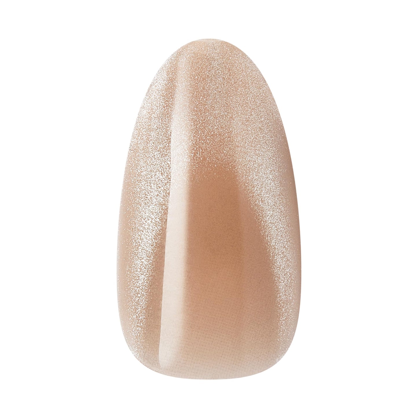 Kiss Core, Press On Nails, Nail glue included, 'Amazon Falls', Beige, Medium Size, Almond Shape, Includes 32 Nails, 2g Glue, 1 Manicure Stick, 1 Mini File
