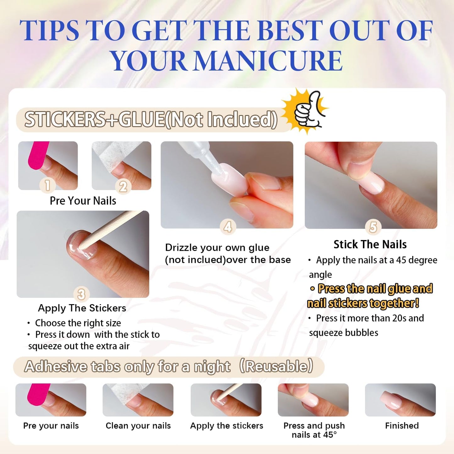 Ombre Red Press On Nails Almond Stiletto - KQueenest Chrome French Press On Nails Medium, Sparkle Gradient Fake Nails Press on, Glazed Cute French Glue on Nails Medium, Stick On Nails for Women