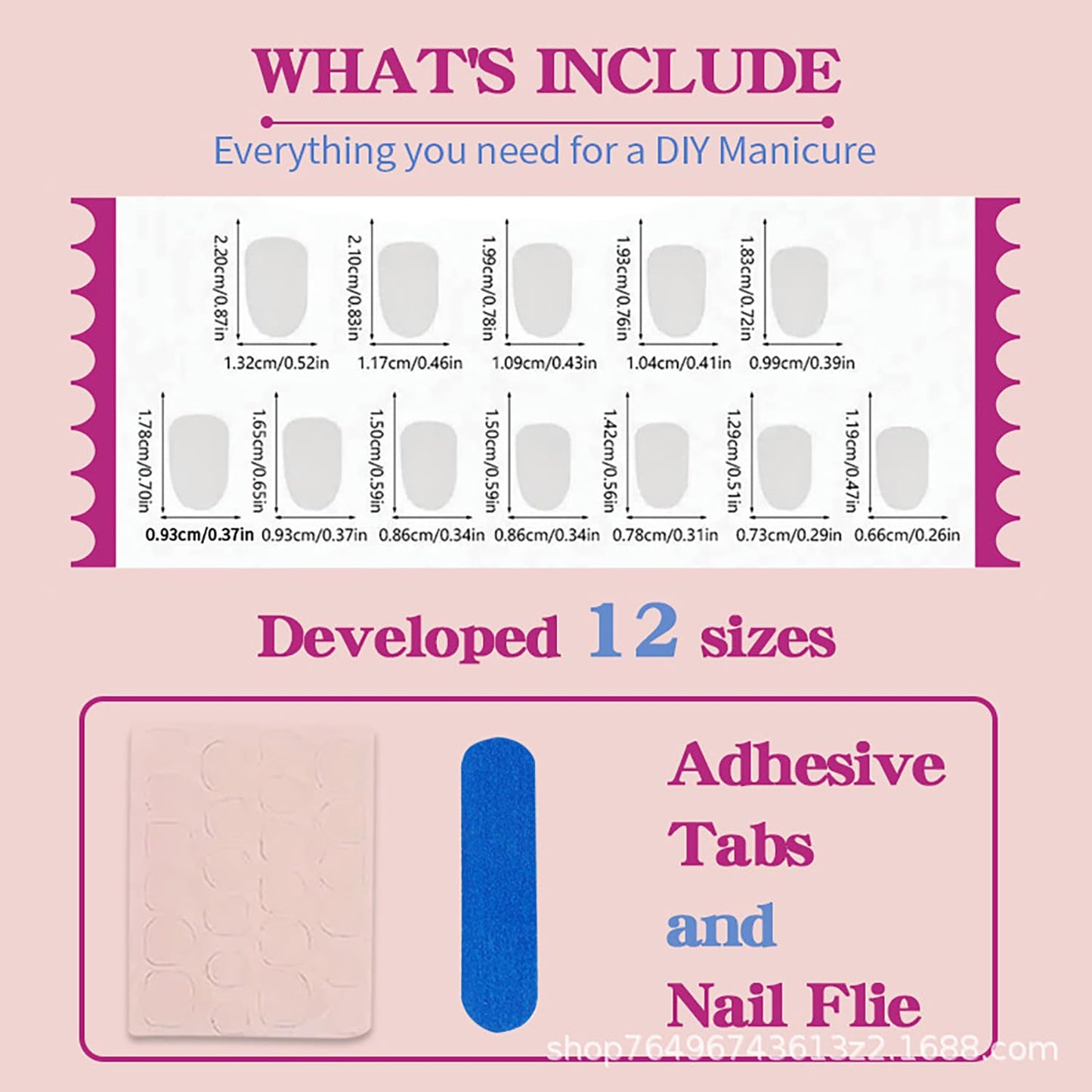 Flower Press on Nails Short Almond Fake Nails with Yellow French Tip Design Spring False Nail Reusable Glossy Full Cover Reusable Stick on Nail For Women Manicure 24 Pcs