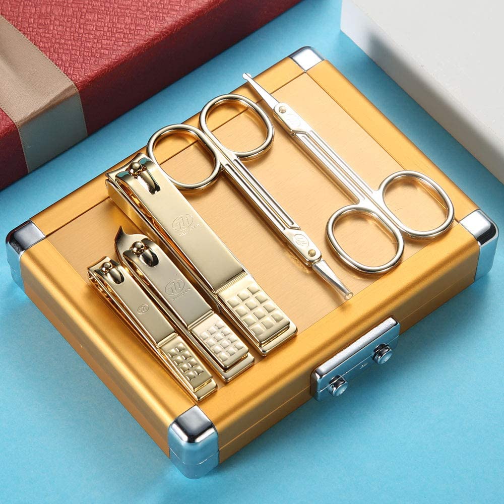 Three Seven (777) Travel Manicure Grooming Kit Nail Clipper Set (11 PCs), MADE IN KOREA, SINCE 1975.