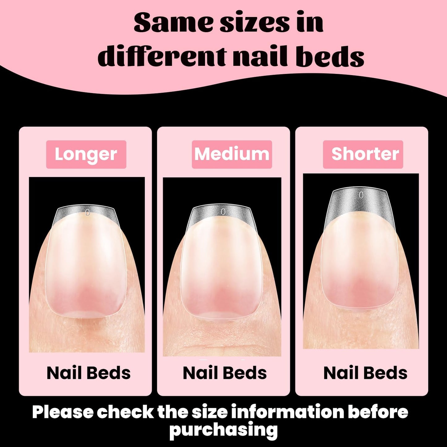 SINOKAME Extra Extra Short Coffin Nail Tips, No File Matte XXS Coffin Soft Gel Fake Nails Full Cover, Petite Nails for Small Regular Nail Beds,Clear Fake Acrylic Nails for Extension,15 Sizes 360Pcs