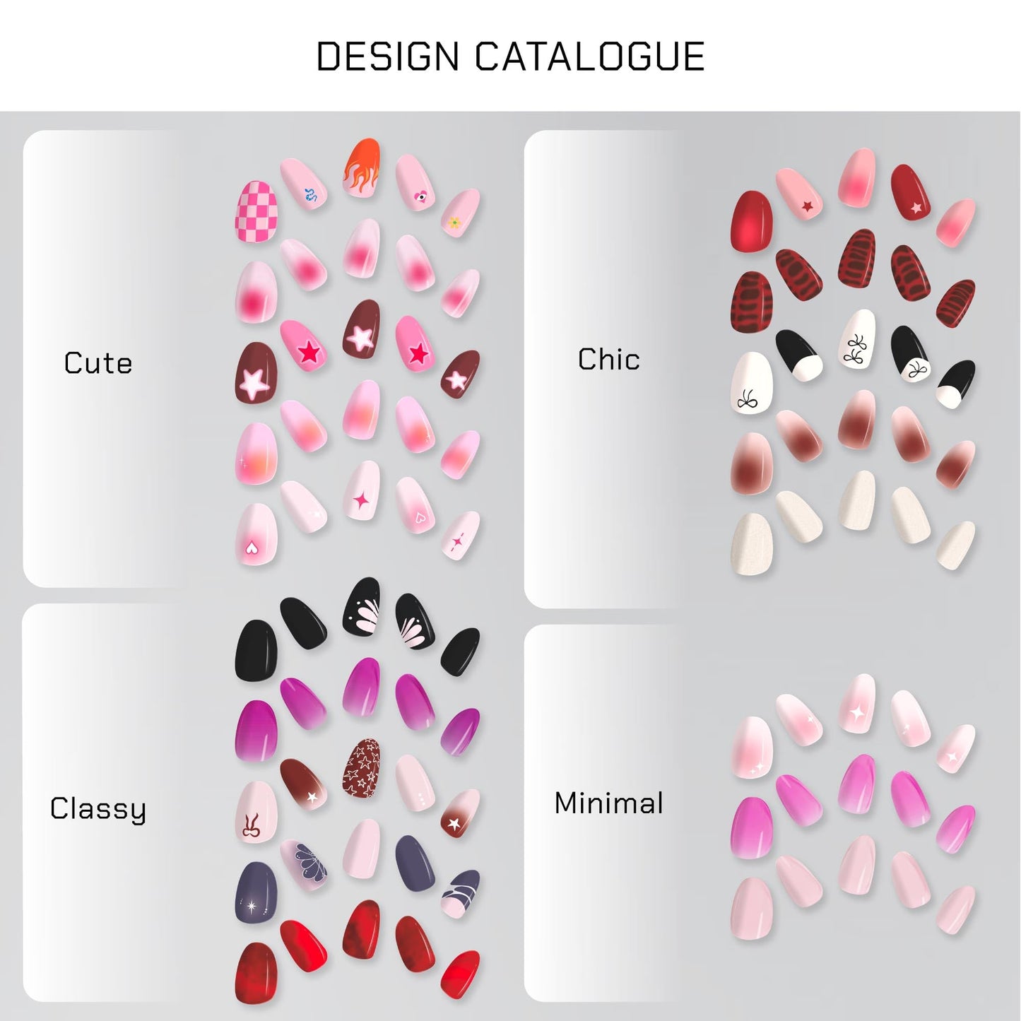 Kijibae Semi Cured Gel Polish Strips | 24pc UV LED Required Wraps | Gift Peel and Stick Nails | Coquette DIY Home Manicure | Press On Alternative (Rainbow Sherbet)