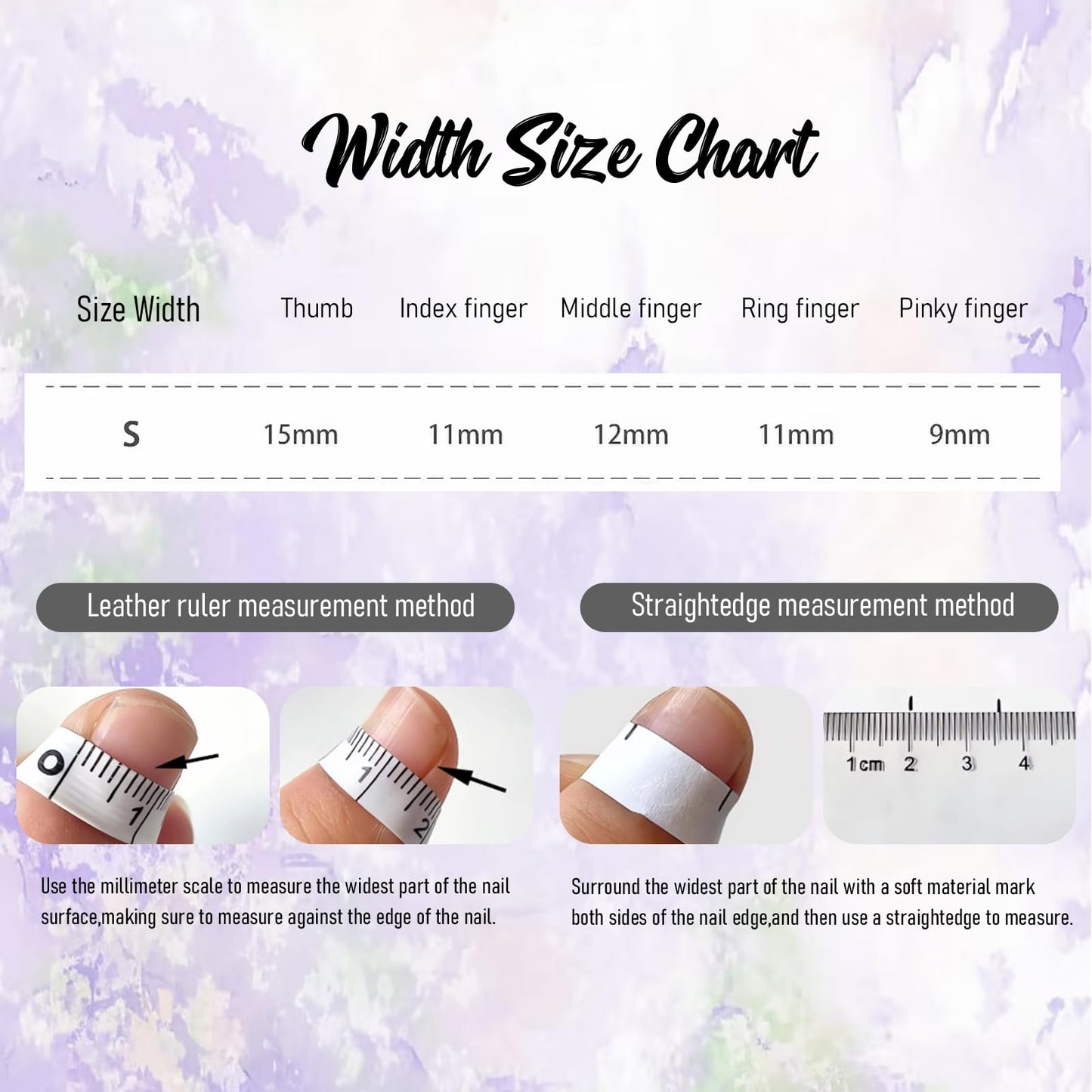10Pcs Handmade Almond Press on Nails Acrylic Medium Fake Nails Blue French Tip False Nails with Golden Seashell Heart Rhinestone Design Glitter Artificial Stick on Nail for Women Handmade Nail (S)