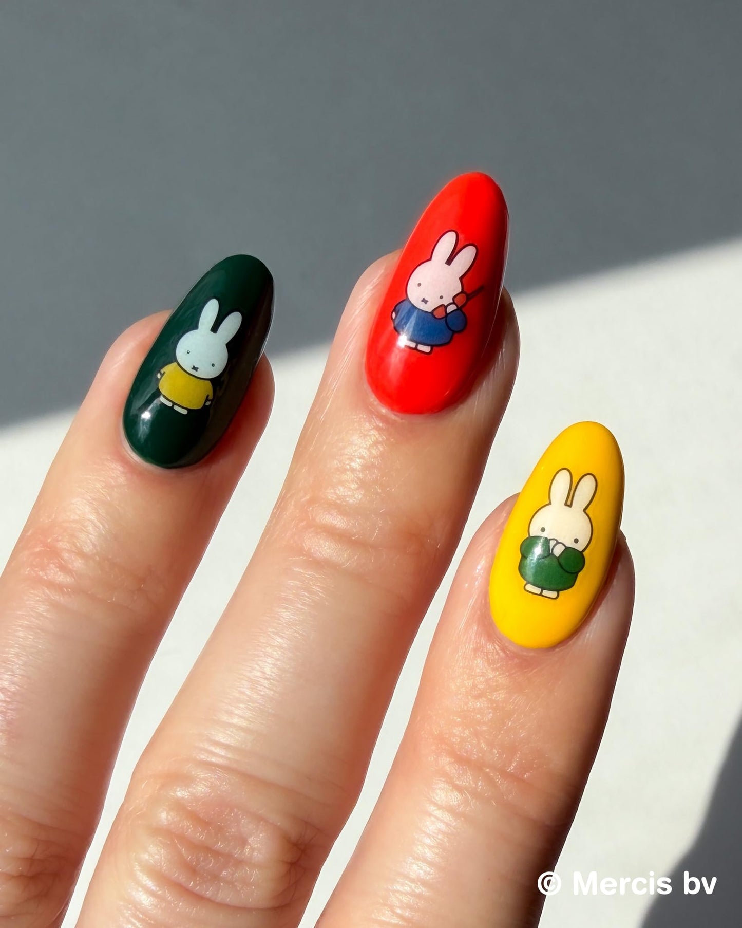 Deco Beauty Classic Miffy-Super Thin & Easy-to-Apply Nail Art with the Cutest Designs-Durable & Long-Lasting Nail Art Stickers and Decals for Women, for DIY At-Home Manicures & Salon-Quality Nails