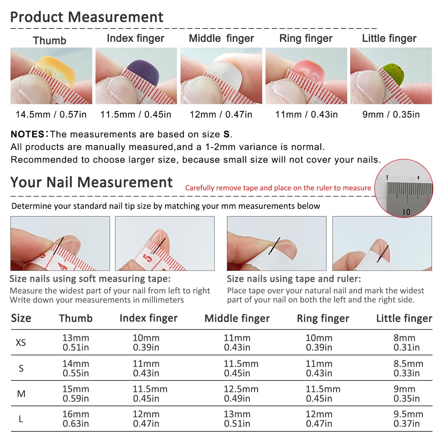 TENPAL Summer Fruit Press on Nails - Vibrant Almond Shaped Fake Nails with Kiwi, Watermelon & Avocado Designs | Reusable Colorful Nail Art for Women | Tropical Fruit Manicure Set (Medium Length,L)