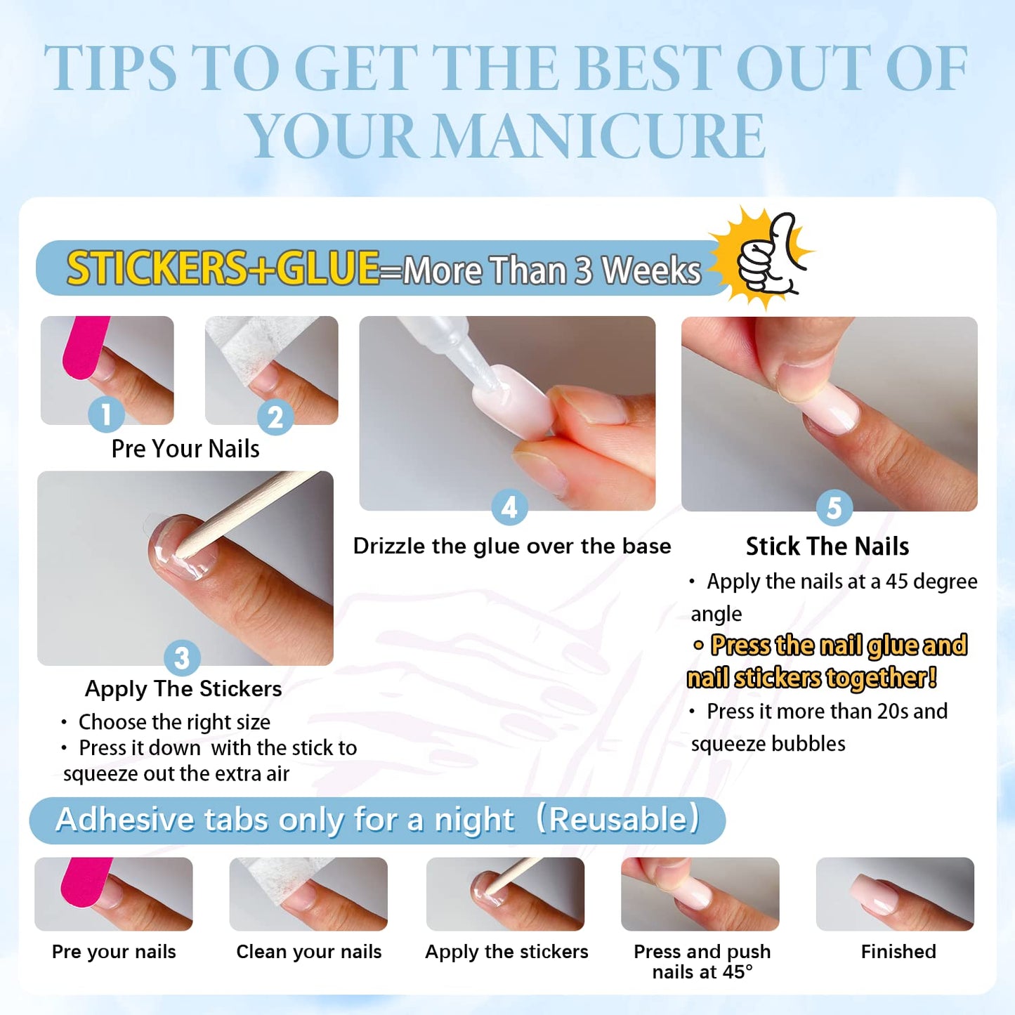 Light Grey Press on Nails Short Square, Short Fake Nails Glue on Square Nails Press ons, Soft Gel Glue on Stick on Nail for Women Thick Reusable Solid Color Acrylic Nail 24pcs