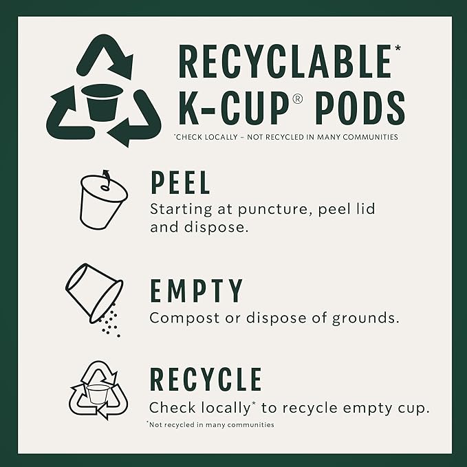 Starbucks Flavored K-Cup Coffee Pods — Peppermint Mocha for Keurig Brewers — 1 box (10 pods)