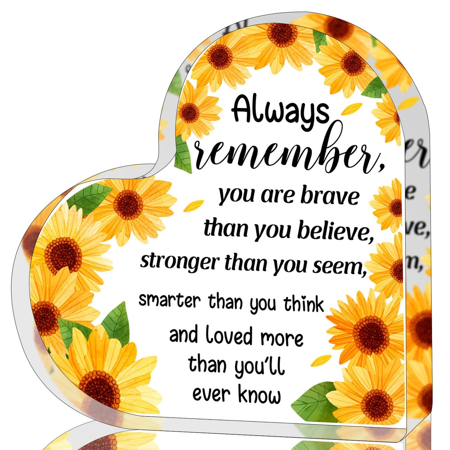 Positive Decor Motivational Gifts,Inspirational Encouragement Gifts for Friend Coworker, Positive Cheerful Mindset Gifts Good Vibes Decor for Home Office,Remember