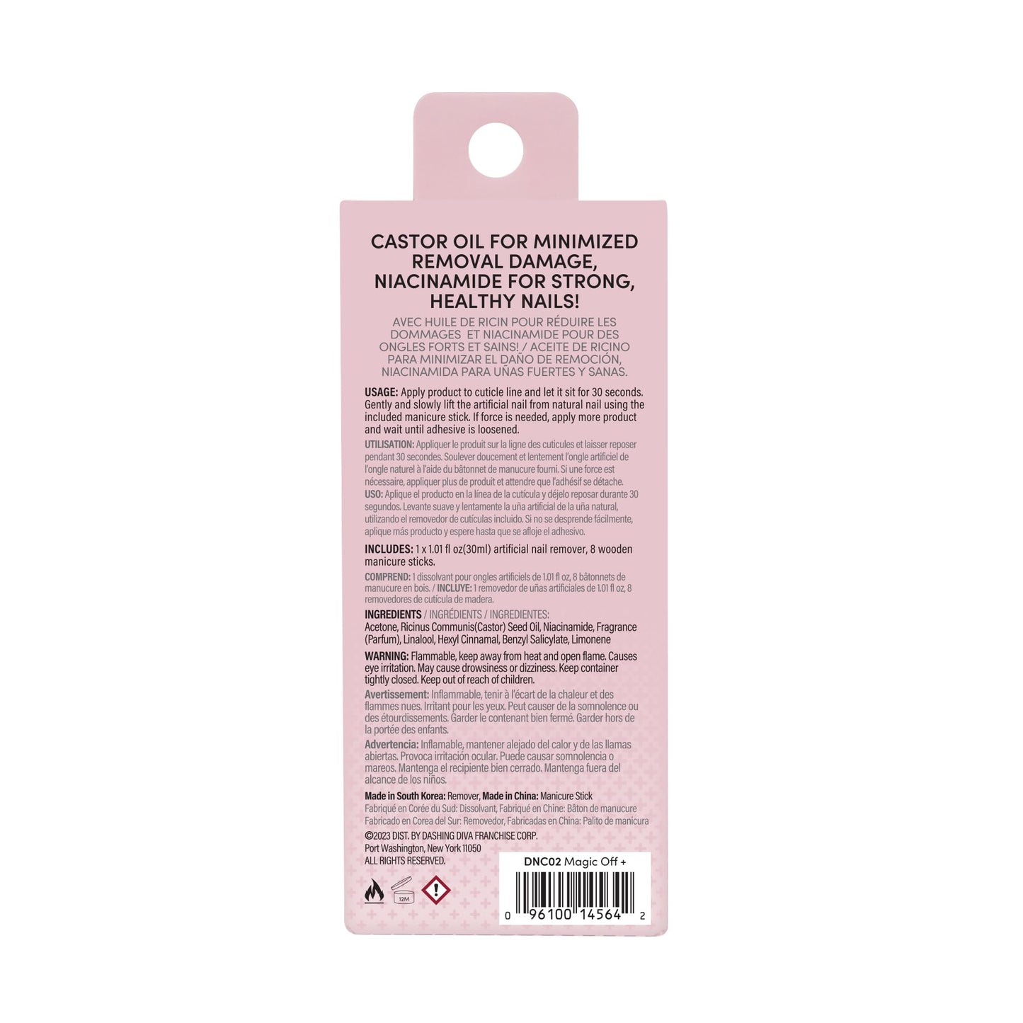 Dashing Diva GelXtend Design & Removal Kit - Nail Tips & Magic Off+ Remover - Acrylic Nails with LED Glue - Lasts Up to 14 Days - Press On Remover with Niacinamide and Castor Oil - Airy Fairy