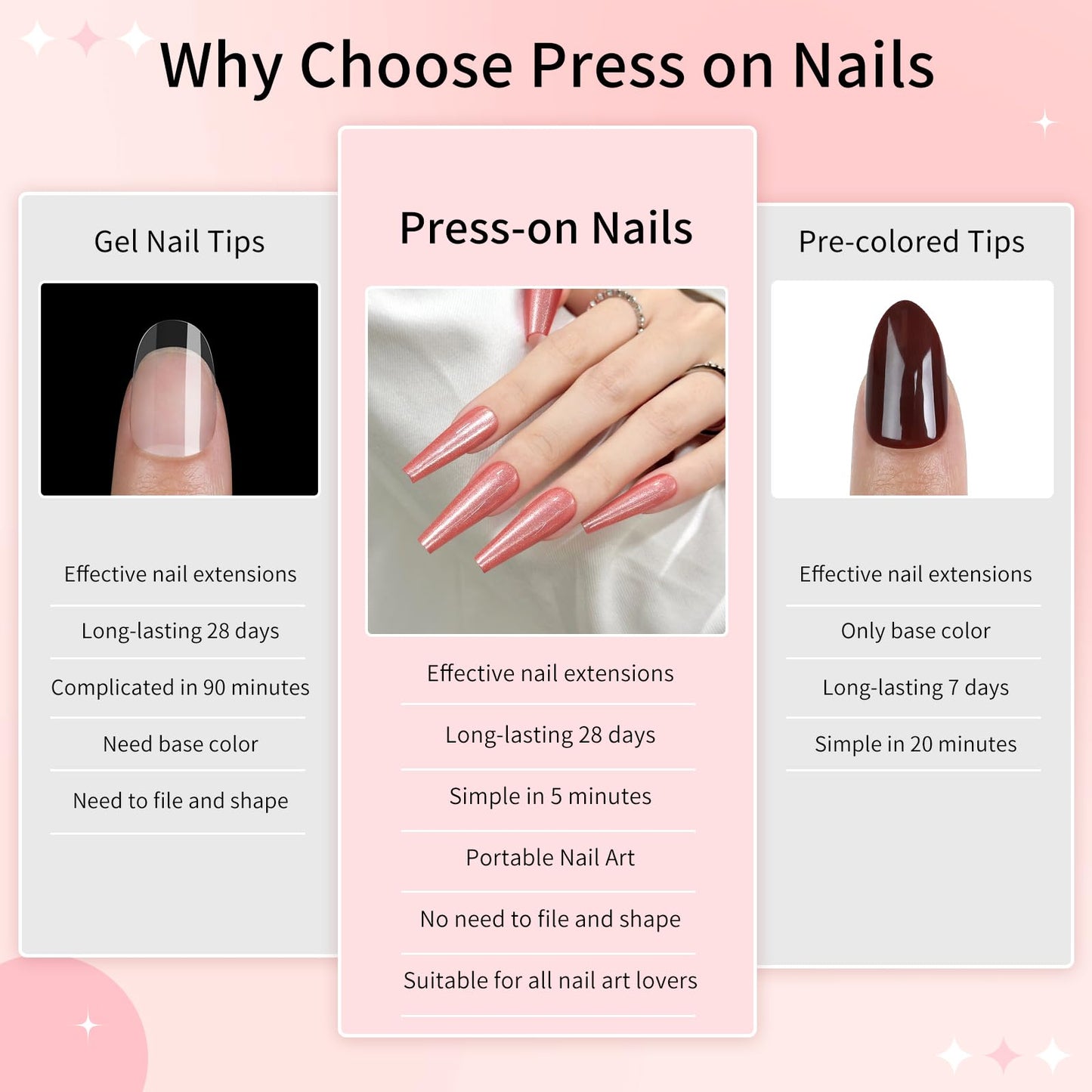 Red Cat Eyes Press On Nails,12 Sizes - 24 Pcs Soft Gel Red Long Coffin Fake Nails Kit with Nail Glue, Natural Reusable Stick On False Nails for Women and Girls SK1054