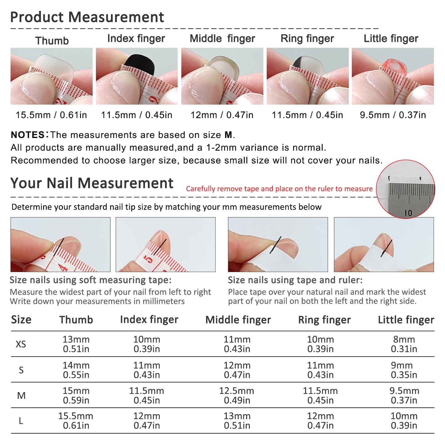 TENPAL Metallic Press on Nails Almond, Golden French Tips Nails, Soft Gel Fake Nails With Tools, Handmade Acrylic Nails With Sweet Cool Y2k 3D Waves Designs,10pcs/Box Nail Kits For Women(M)