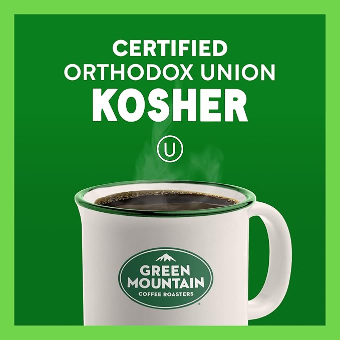 Green Mountain Coffee Roasters Half Caff, Single-Serve Keurig K-Cup Pods, Medium Roast Coffee Pods, 48 Count