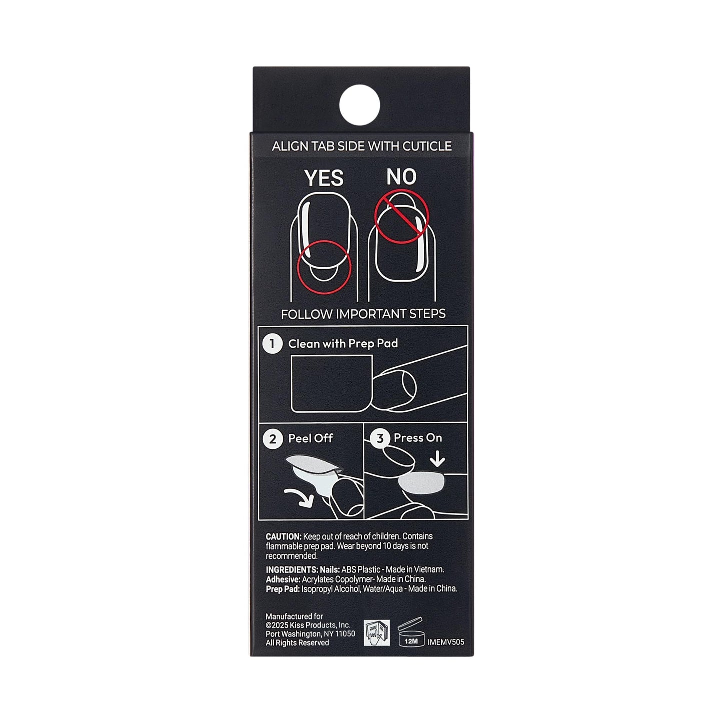 Kiss Impress No Glue Mani Press On Nails, Design, 'Venus', Pink, Medium Size, Almond Shape, Includes 30 Nails, Prep Pad, Instructions Sheet, 1 Manicure Stick, 1 Mini File