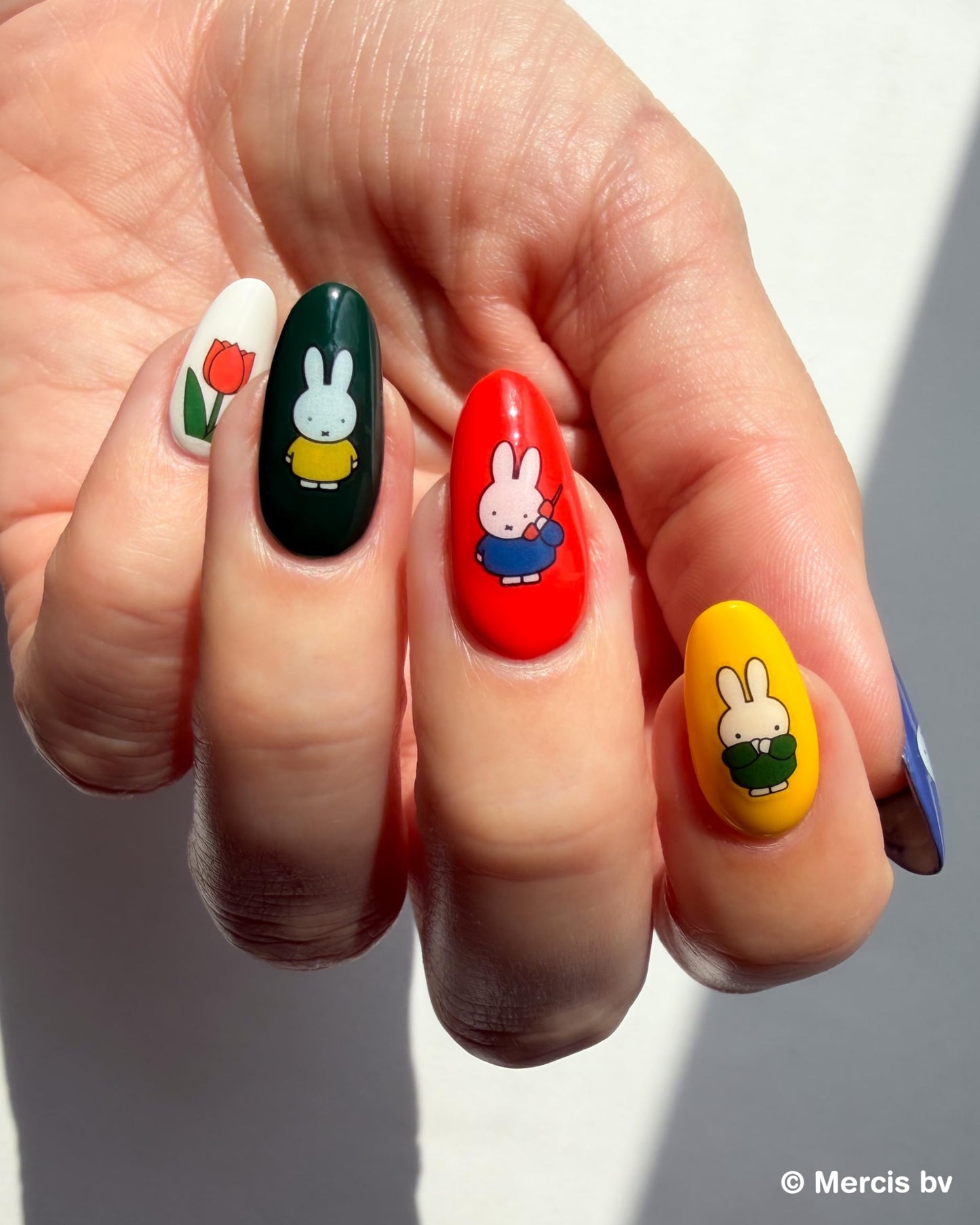Deco Beauty Classic Miffy-Super Thin & Easy-to-Apply Nail Art with the Cutest Designs-Durable & Long-Lasting Nail Art Stickers and Decals for Women, for DIY At-Home Manicures & Salon-Quality Nails