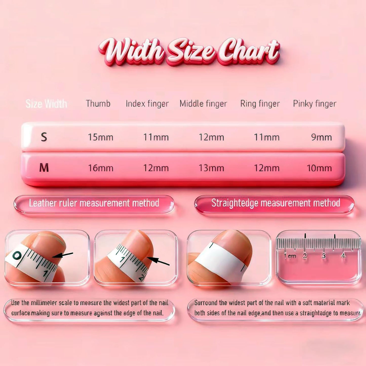 10Pcs Short Duck Press on Nails Handmade Fake Nails French Tip False Nails with 3D Flower Bow Rhinestone Design Handmade Acrylic Nails Press ons Spring Summer Flower Stick on Nail for Women (M)