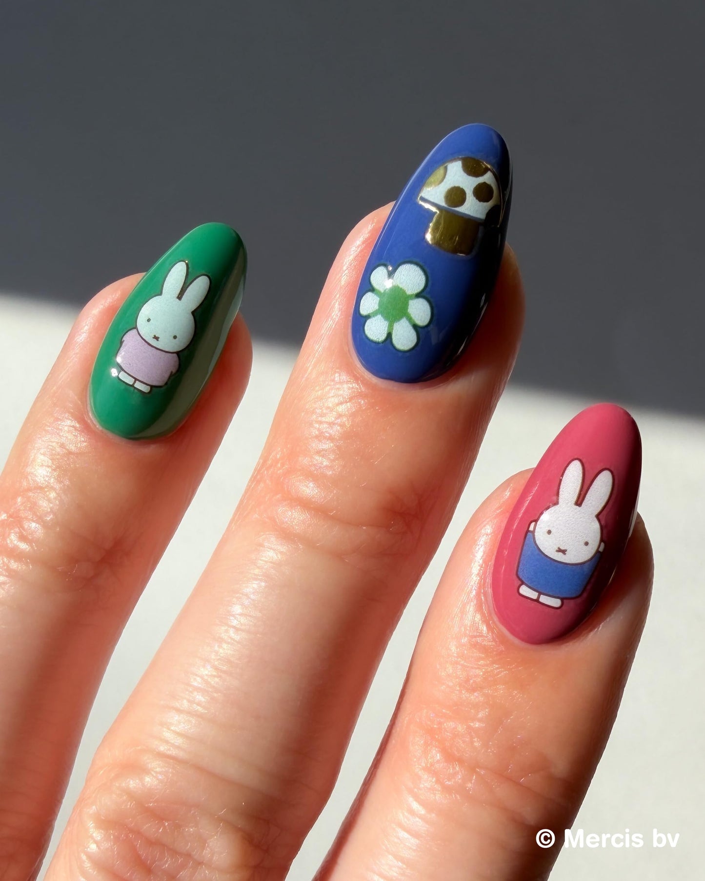 Deco Beauty Miffy’s Mushrooms-Super Thin & Easy-to-Apply Nail Art with the Cutest Designs-Durable & Long-Lasting Nail Art Stickers and Decals for Women, for DIY At-Home Manicures & Salon-Quality Nails