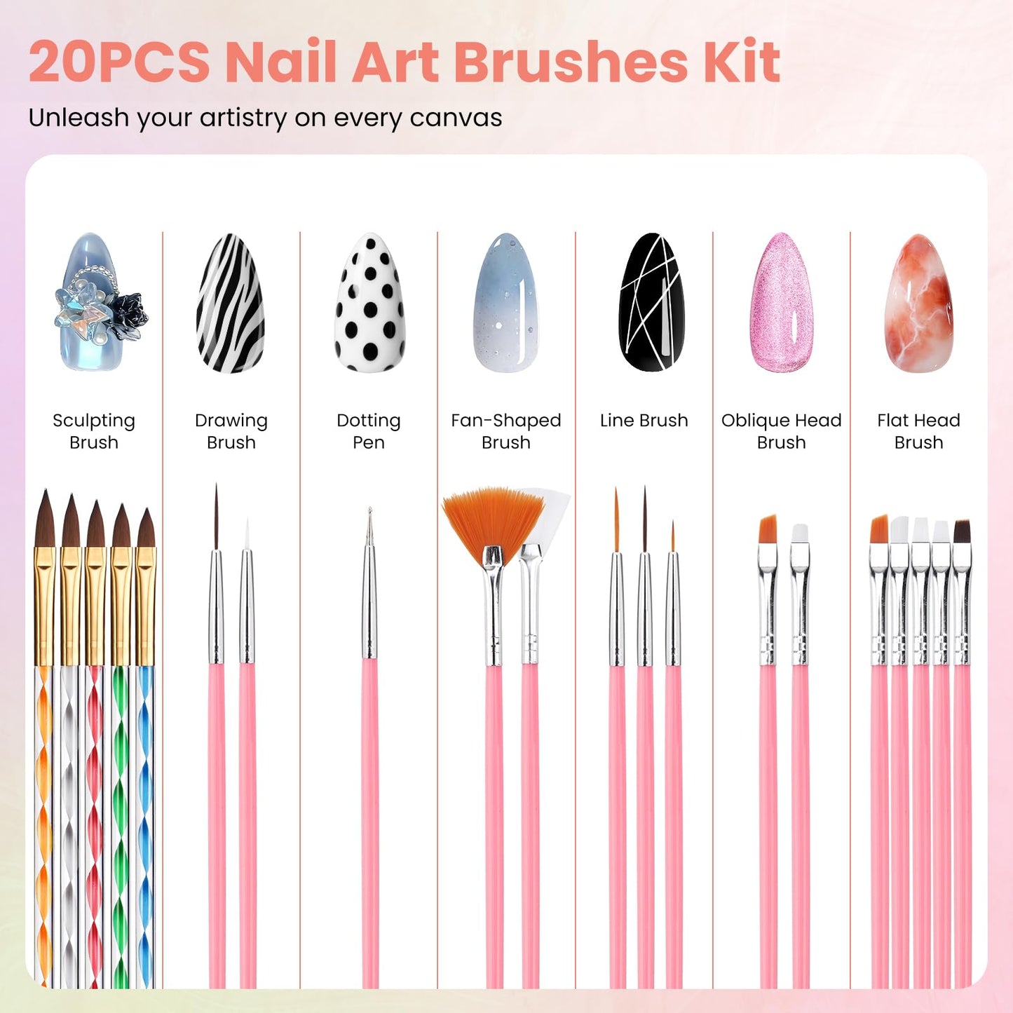 Nail Kit for Beginners with Everything: Acrylic Nail Set Professional Drill Powder Liquid Starter Kits with U V Lamp in Cosmetic Gift Bag for Women Salon Home(Purple)
