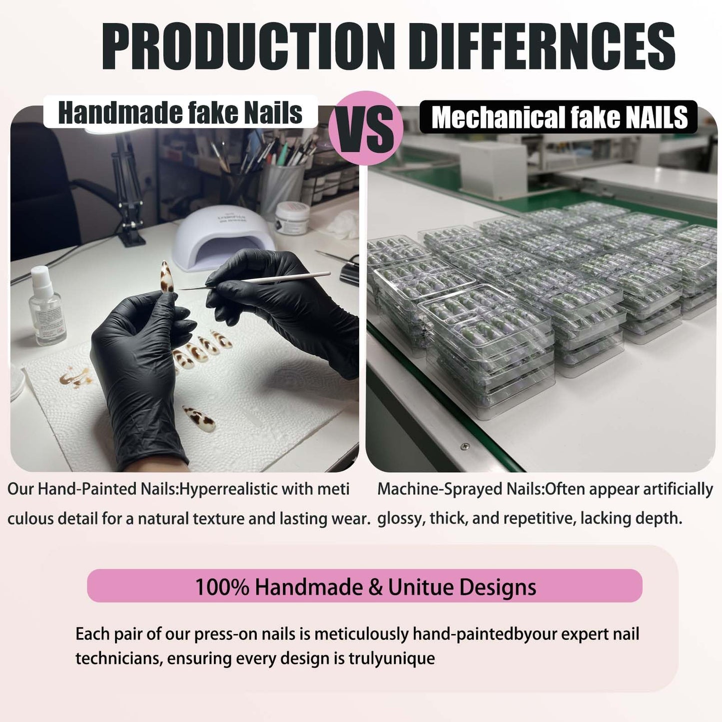 Handmade Press on Nails square Baroque Style Plaster Glue Pure White Decorative Adhesive with Moon Butterfly Pearl and Bear Acrylic Nails Press on Handmade Nails Handmade Nails(S)