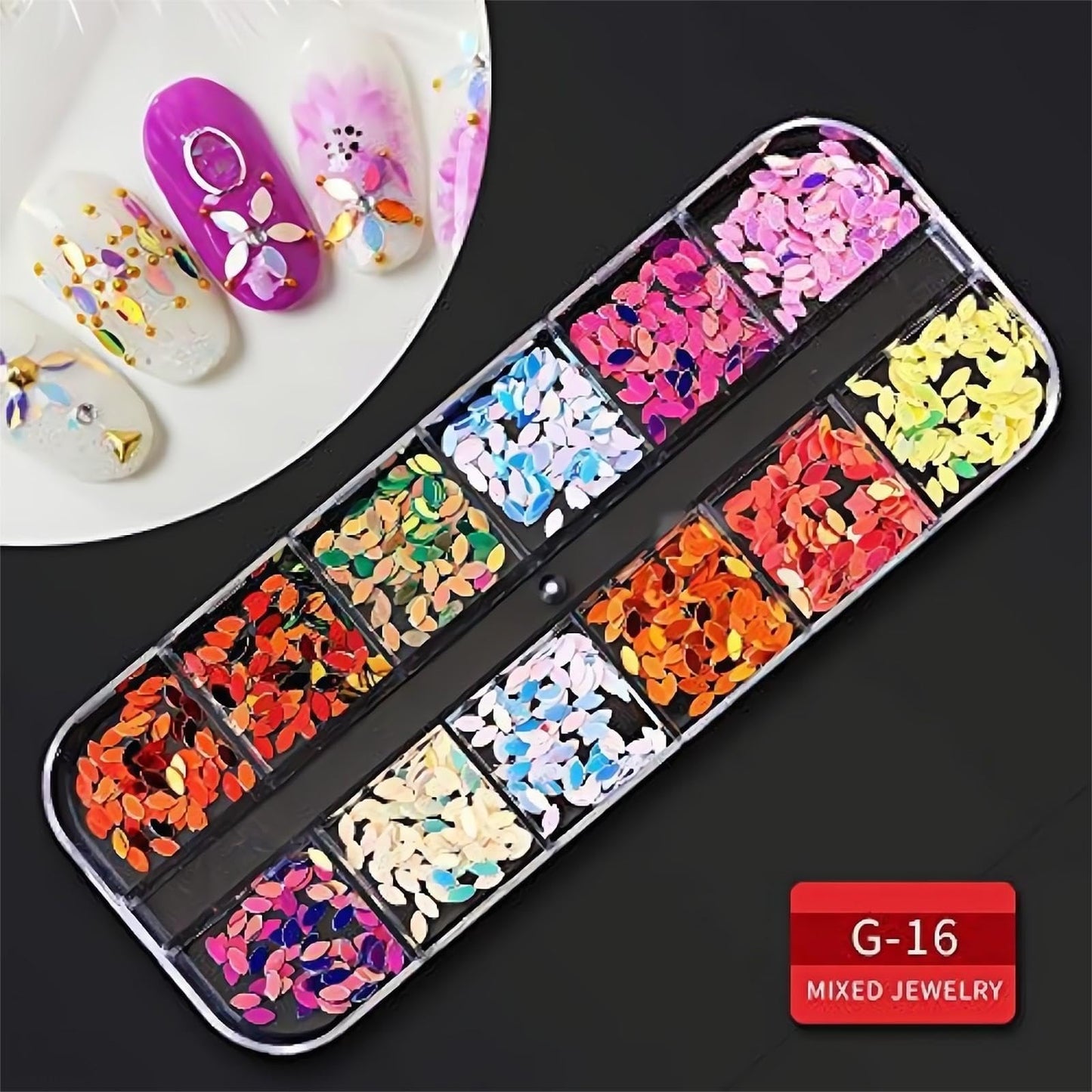 Nail Art Kit, Nail Design Tools Kit with Nail Art Brushes, Nail Art Dotting Pens, Nail Stickers for Nail Art, Nail Charms and Gems, Nail Rhinestones, Nail Art Decoration Kit