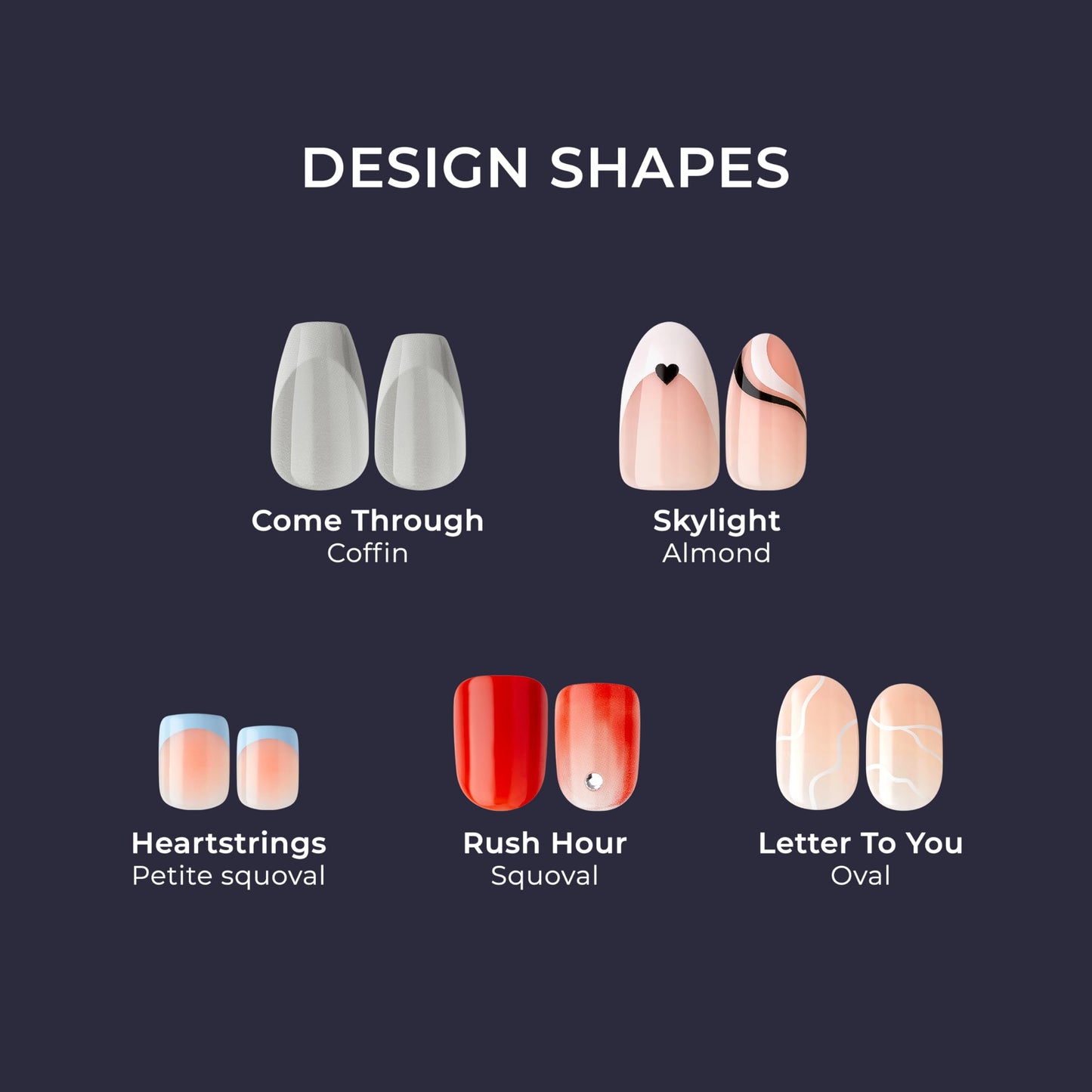 KISS imPRESS No Glue Mani Press On Nails, Design, 'My Worth', White, Short Size, Squoval Shape, Includes 30 Nails, Prep Pad, Instructions Sheet, 1 Manicure Stick, 1 Mini File (Pack of 2)
