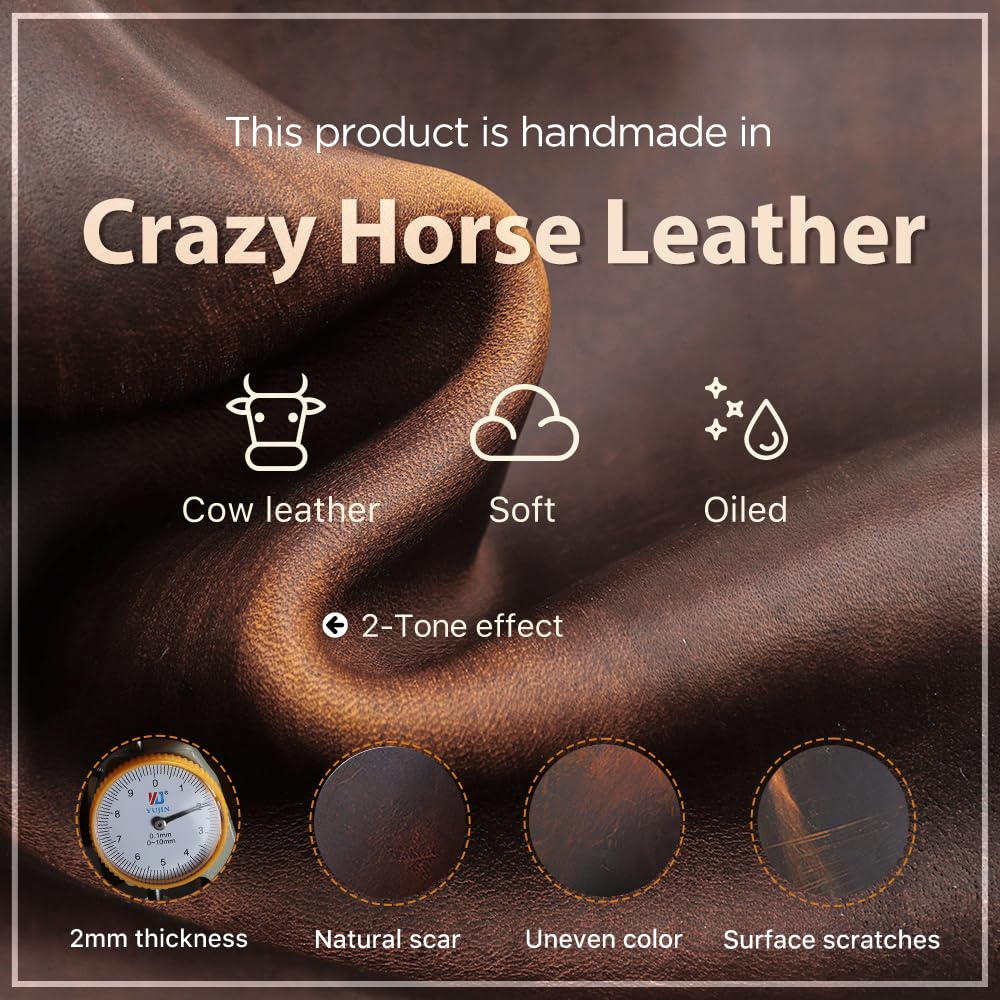 CONTACTS Full Grain Leather Empty Manicure Set Case Travel Nail Clipper Pouch for Men Personal Care Tools Pouch By Handmade (Case Only)